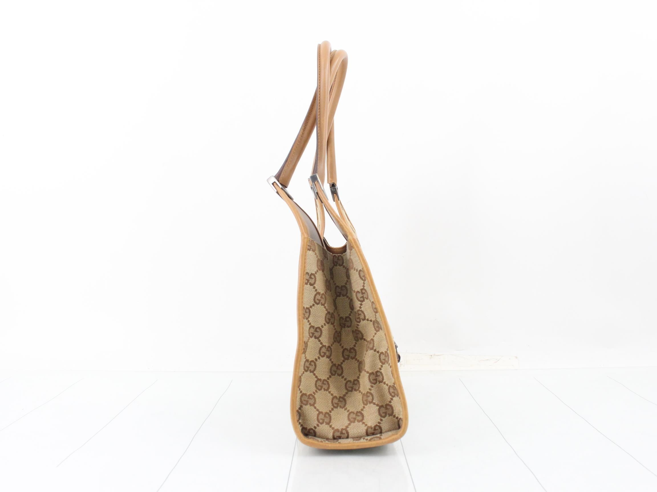 GG Canvas Jackie Tote Bag (Brown) — view 4