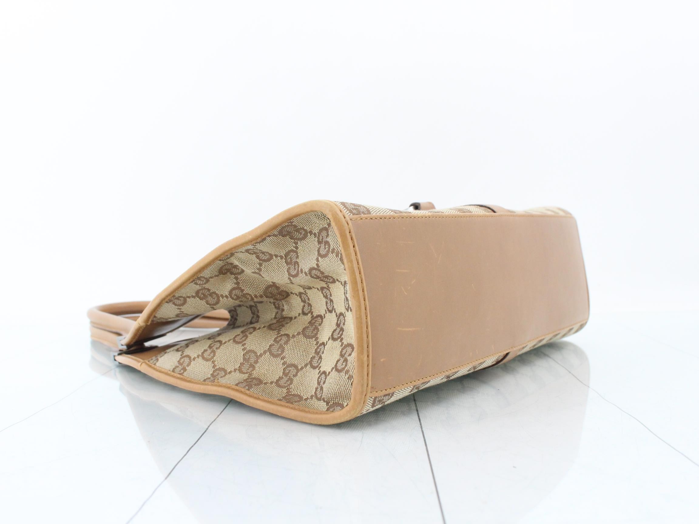 GG Canvas Jackie Tote Bag (Brown) — view 5