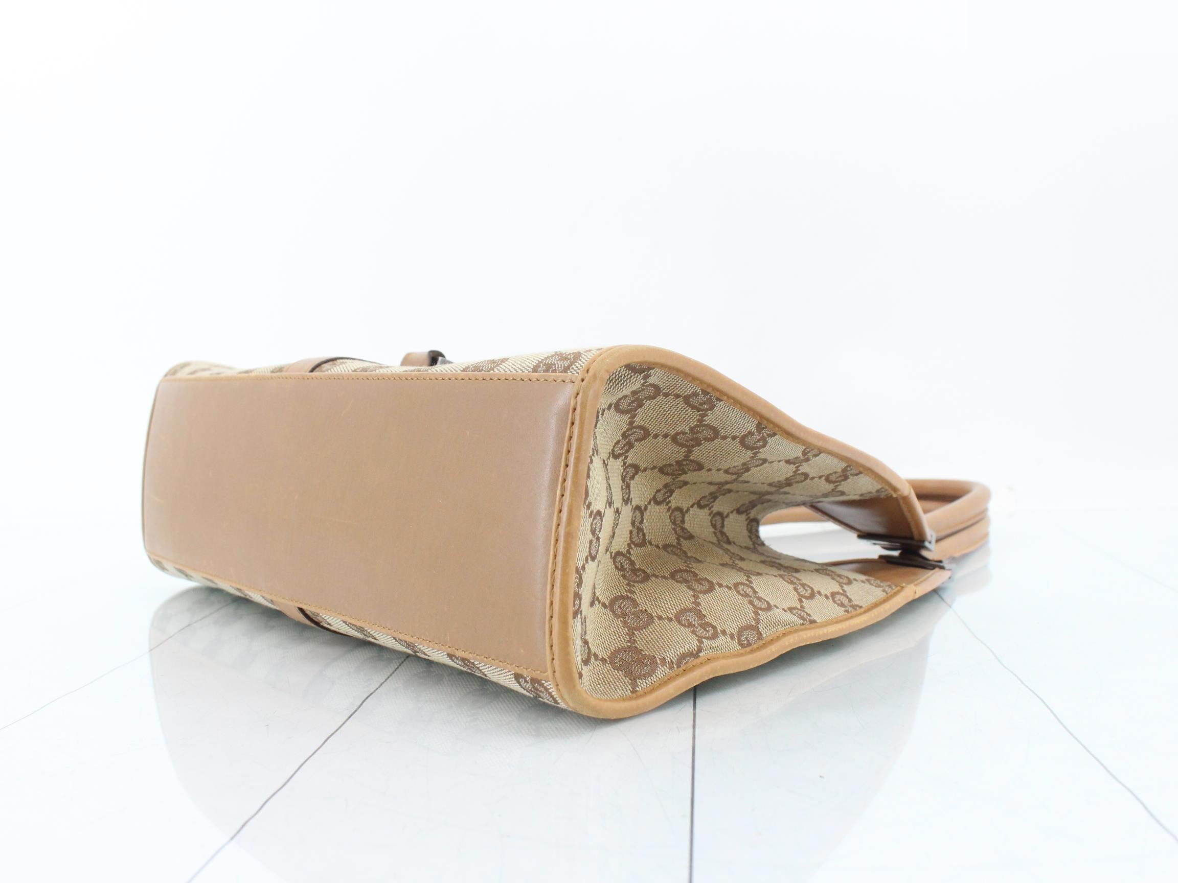 GG Canvas Jackie Tote Bag (Brown) — view 6