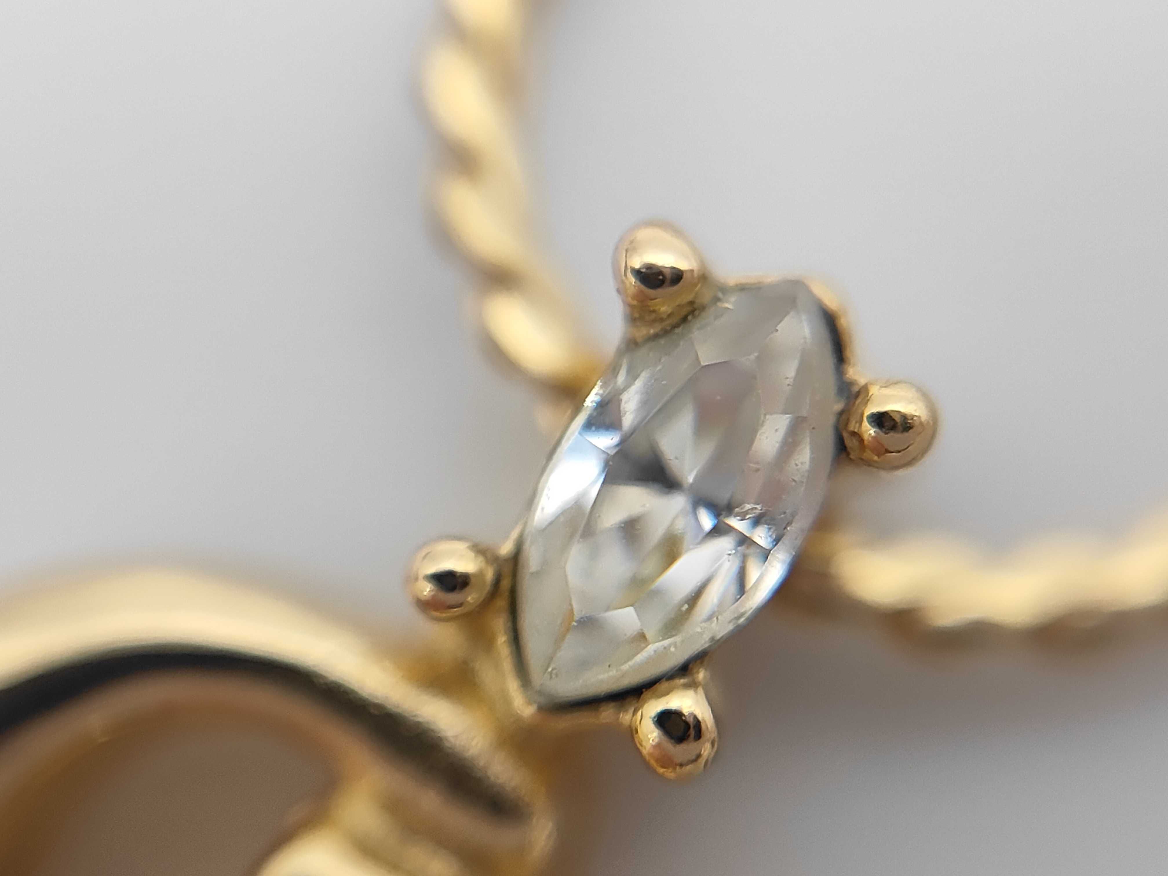 CD motif gold ring — view 7