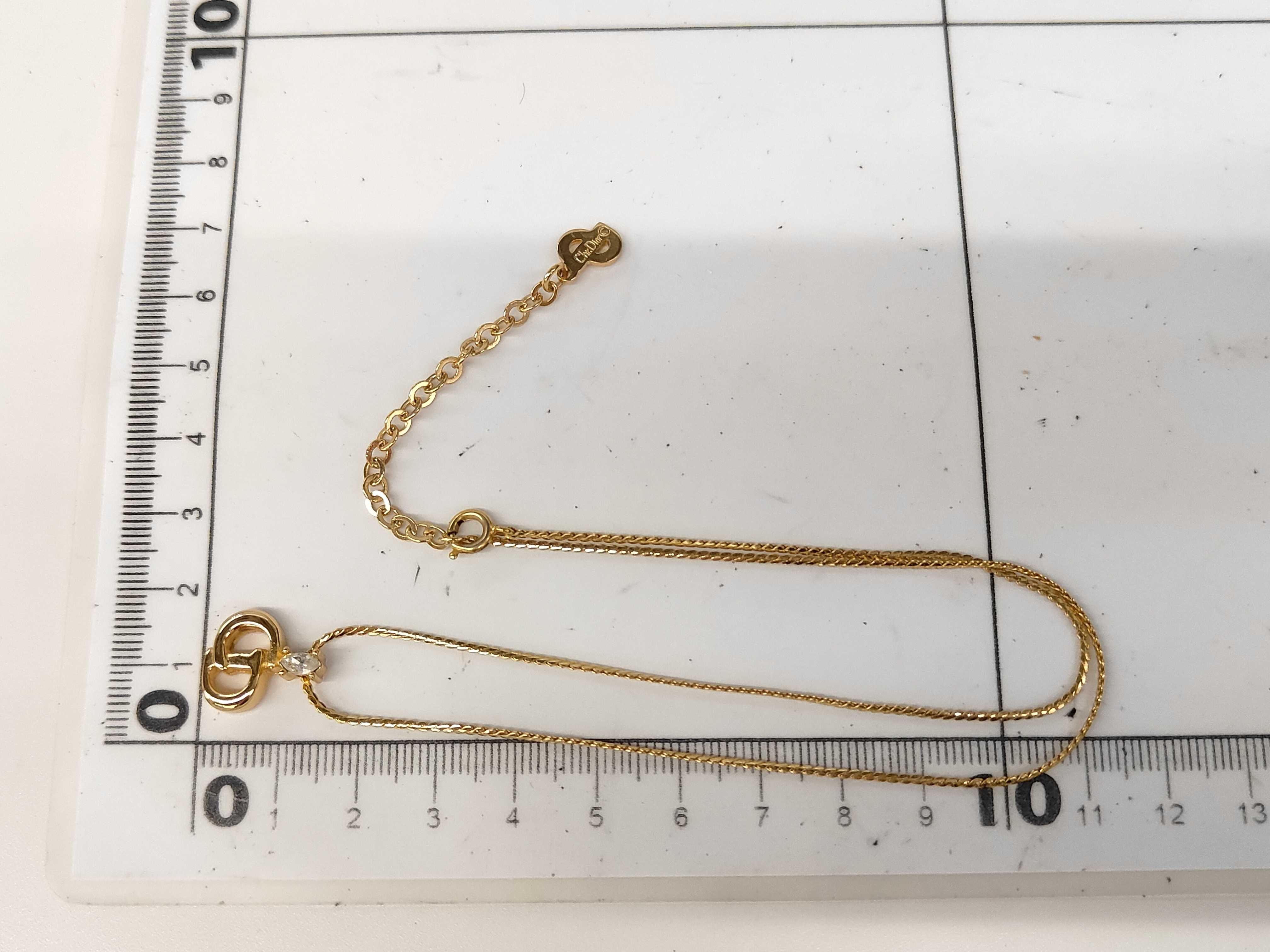 CD motif gold ring — view 8