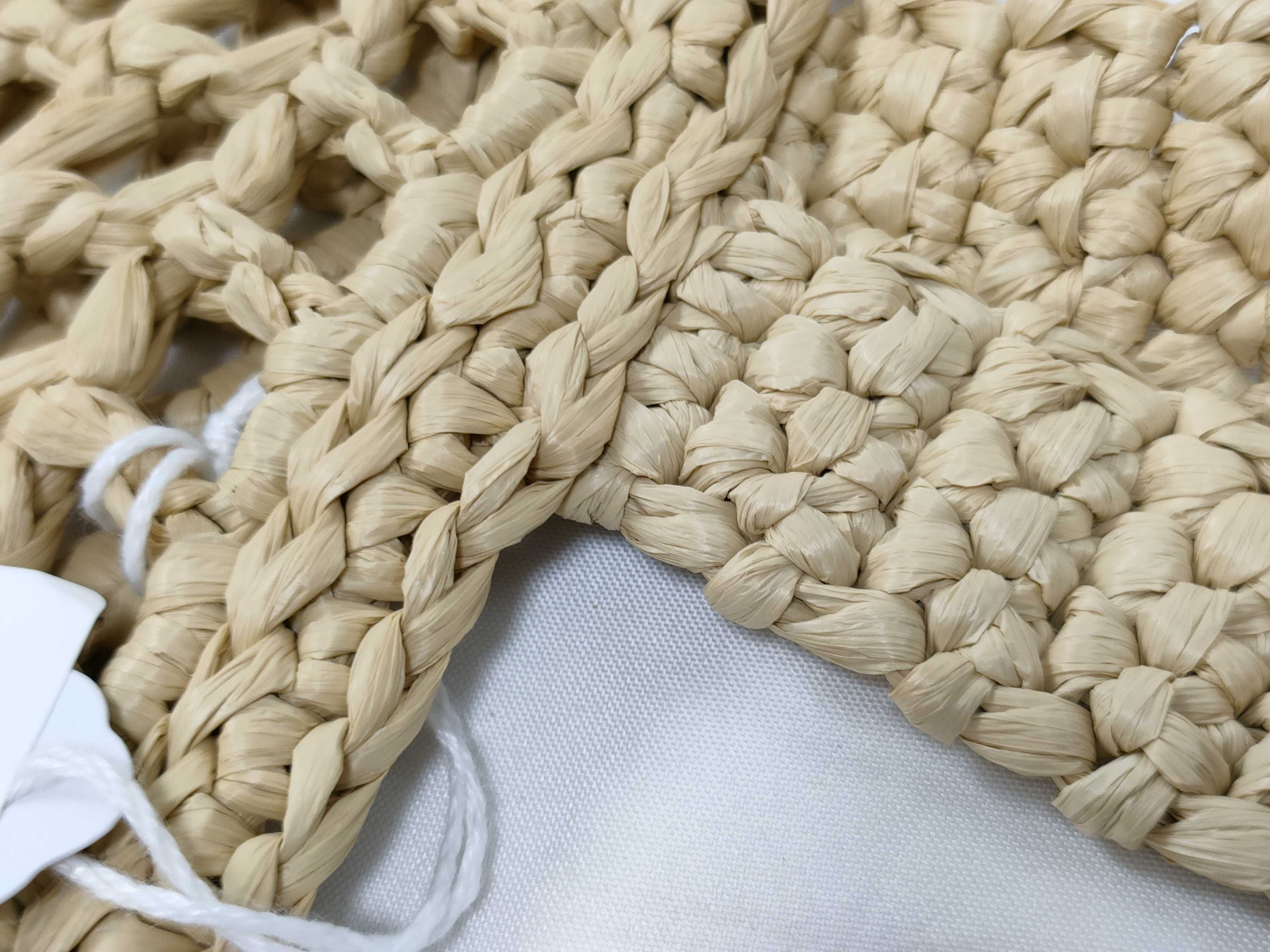 DU- Raffia Tote Bag Beige 1BG393 Tote Bag — view 11