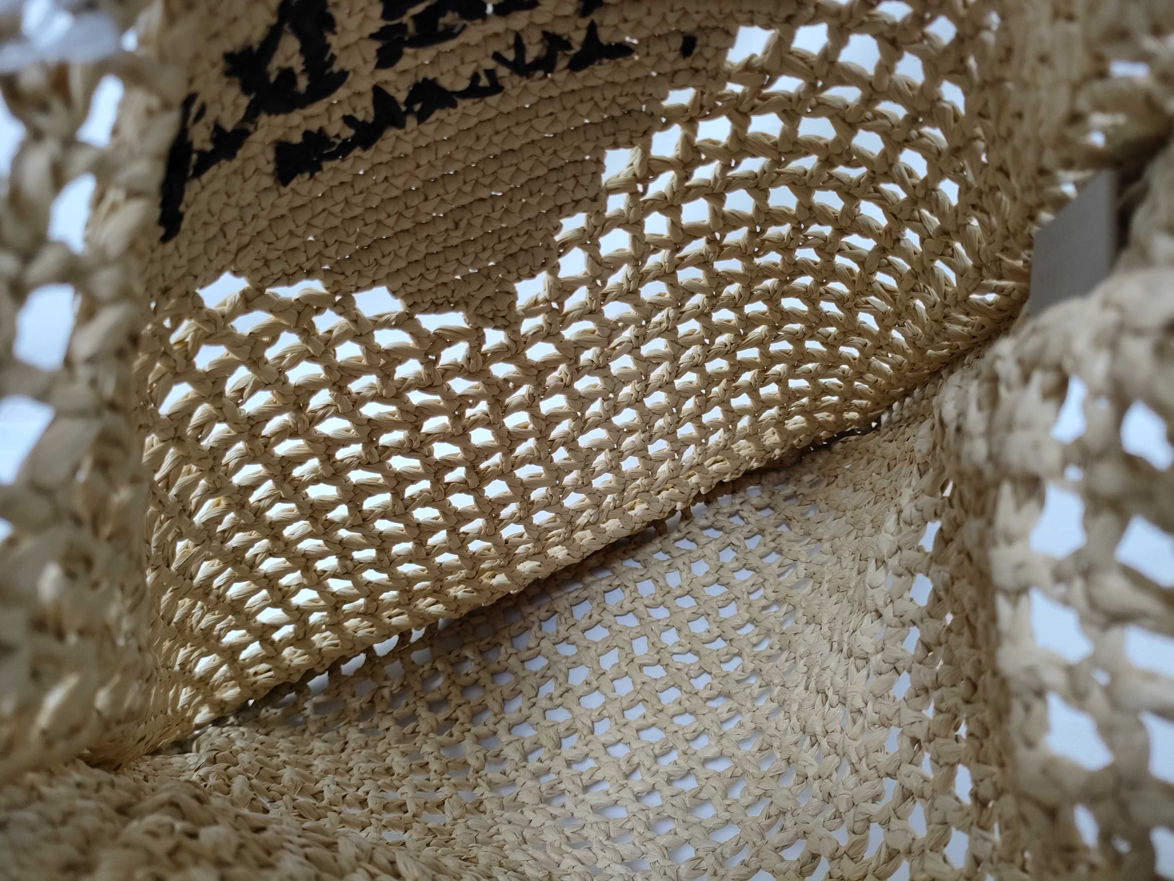 DU- Raffia Tote Bag Beige 1BG393 Tote Bag — view 8