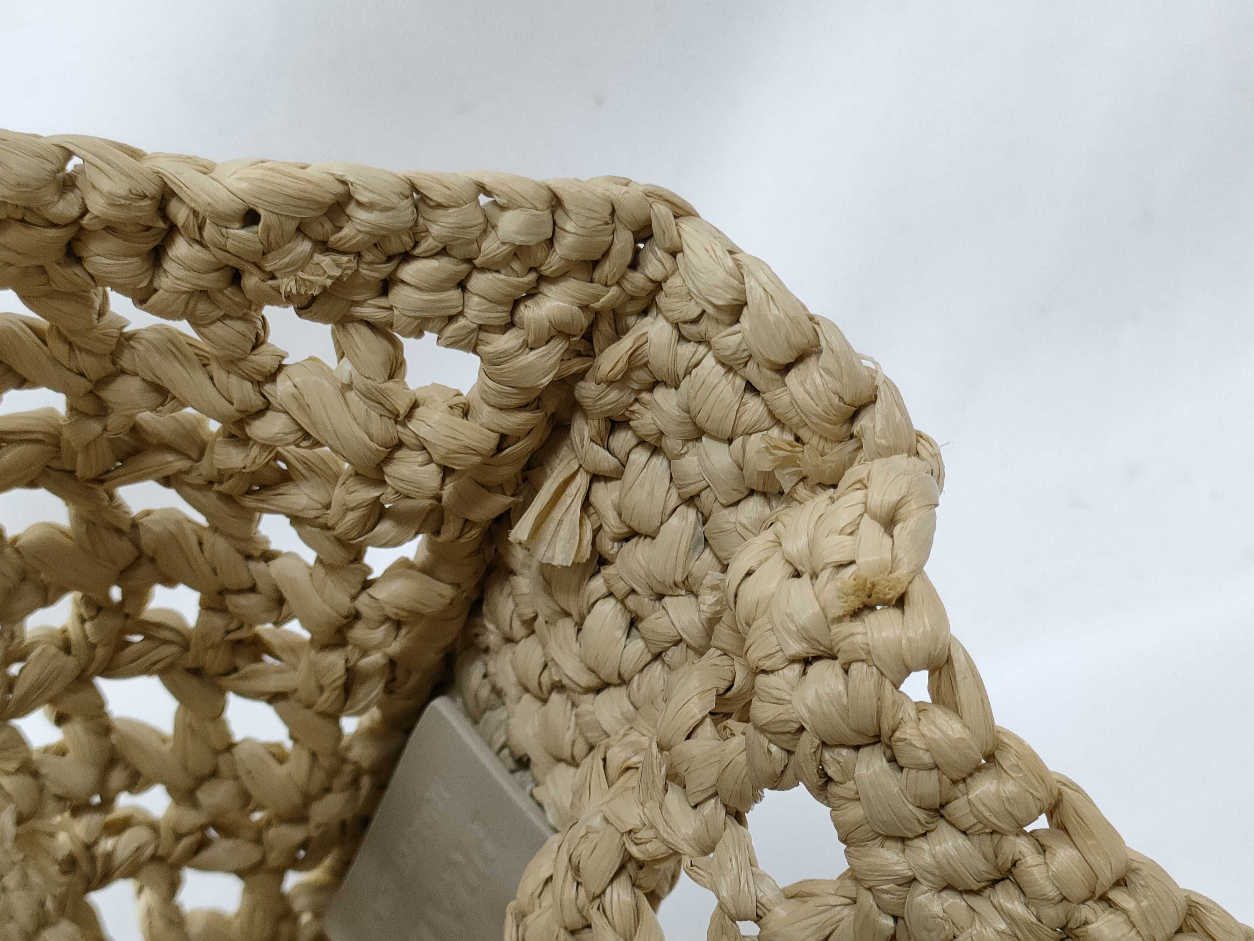 DU- Raffia Tote Bag Beige 1BG393 Tote Bag — view 9