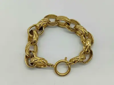 Gold Chain Bracelet (with box) - Bracelet/Bangle