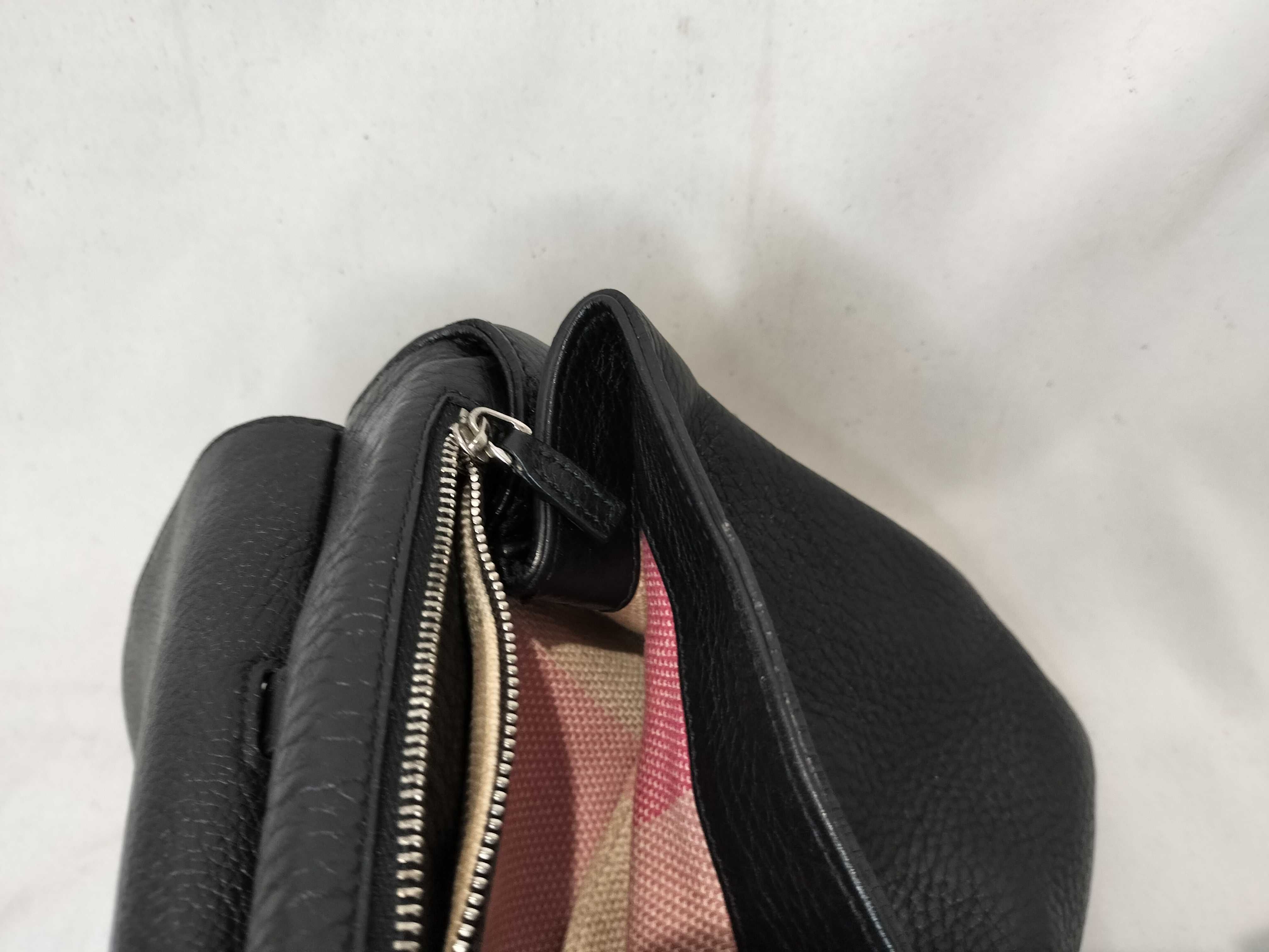 ID- Bamboo Cowskin 2-Way Handbag Black 392013 Handbag — view 12