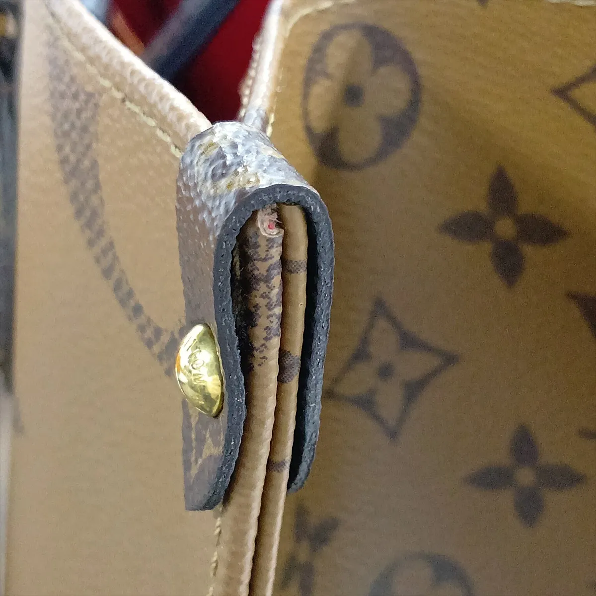 Giant Monogram Reverse OnTheGo MM M45321 Brown (RFID detected) — view 12