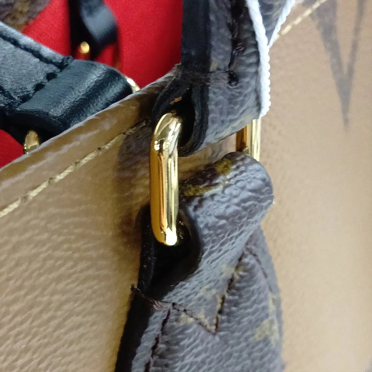 Giant Monogram Reverse OnTheGo MM M45321 Brown (RFID detected) — view 13