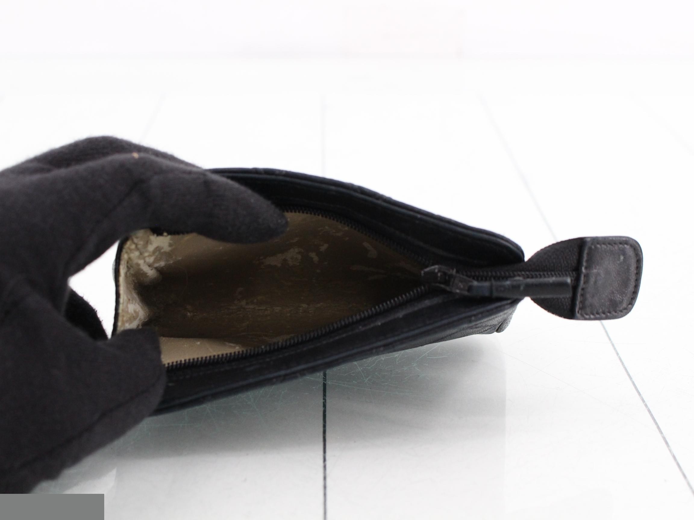 Bicolore Leather Pouch — view 4