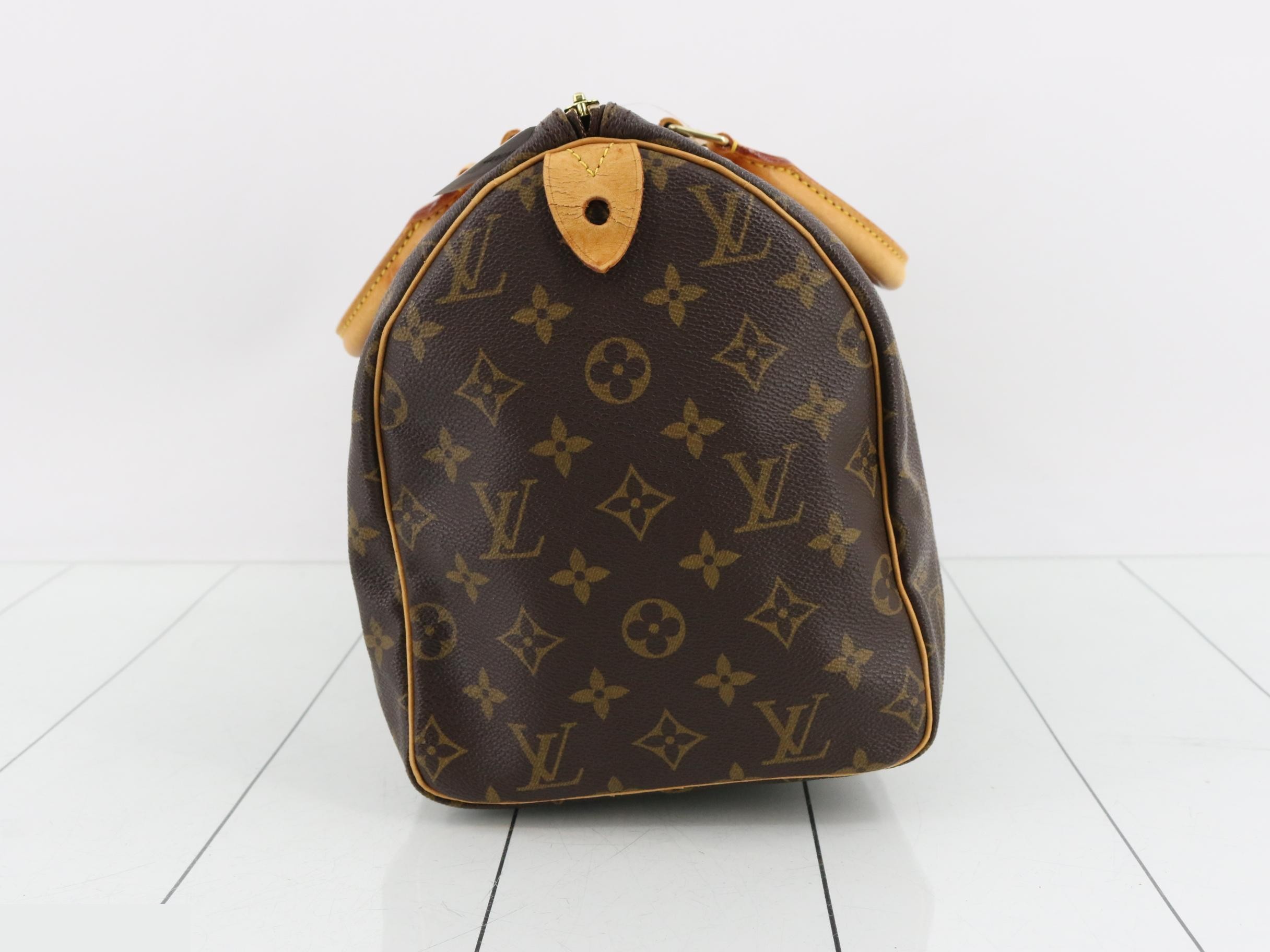 Speedy 30 Monogram Brown Handbag — view 3