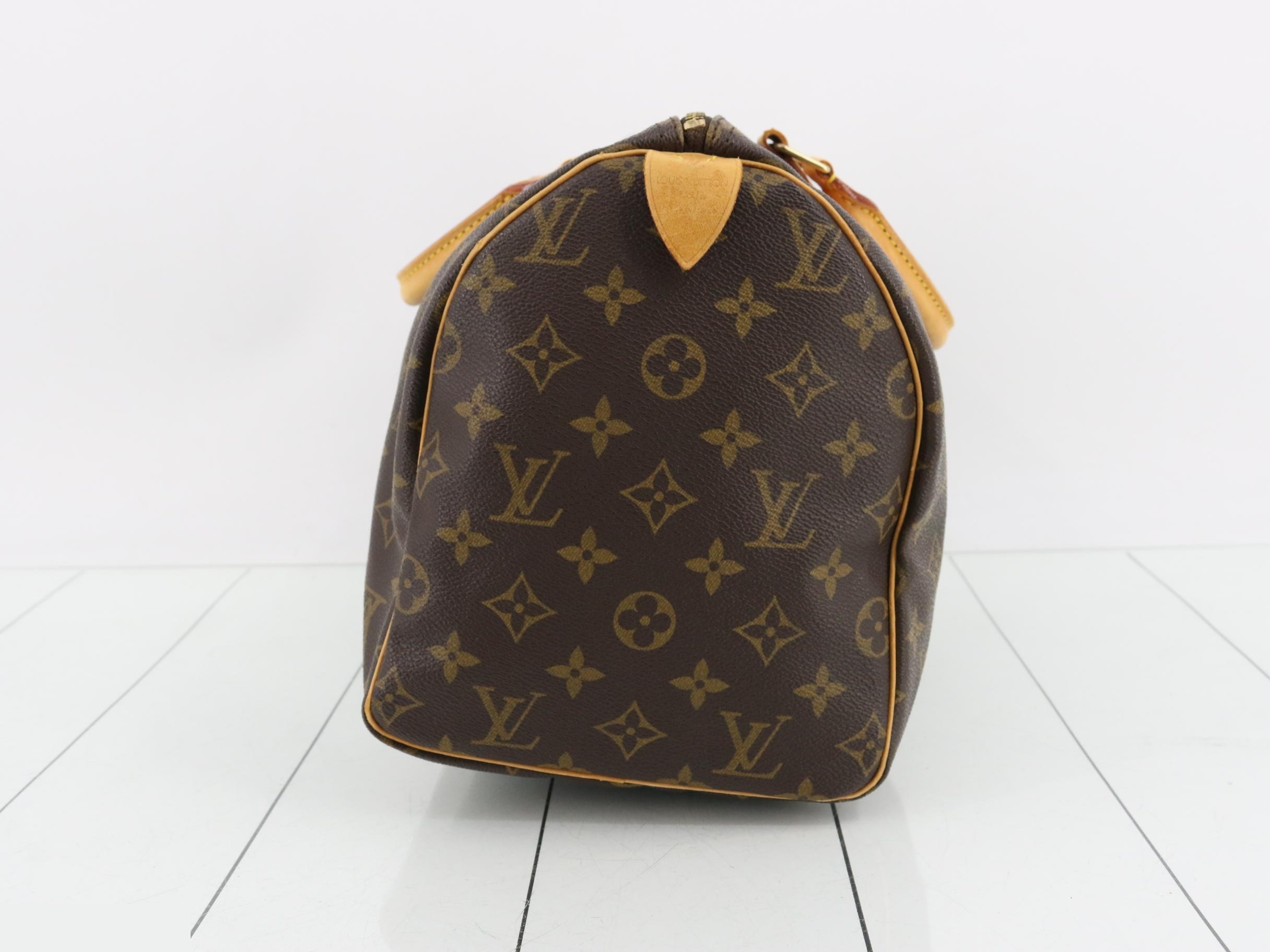 Speedy 30 Monogram Brown Handbag — view 4