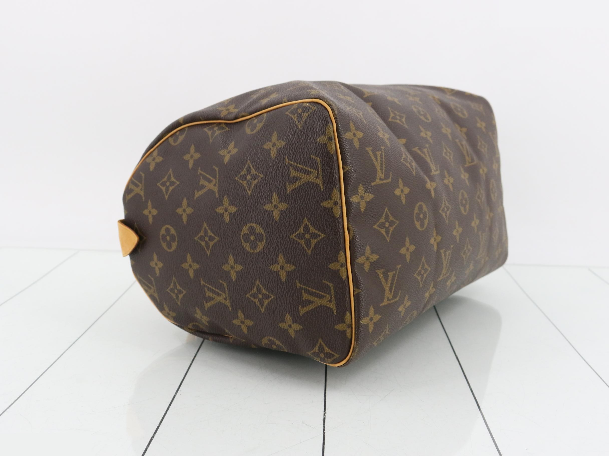 Speedy 30 Monogram Brown Handbag — view 5