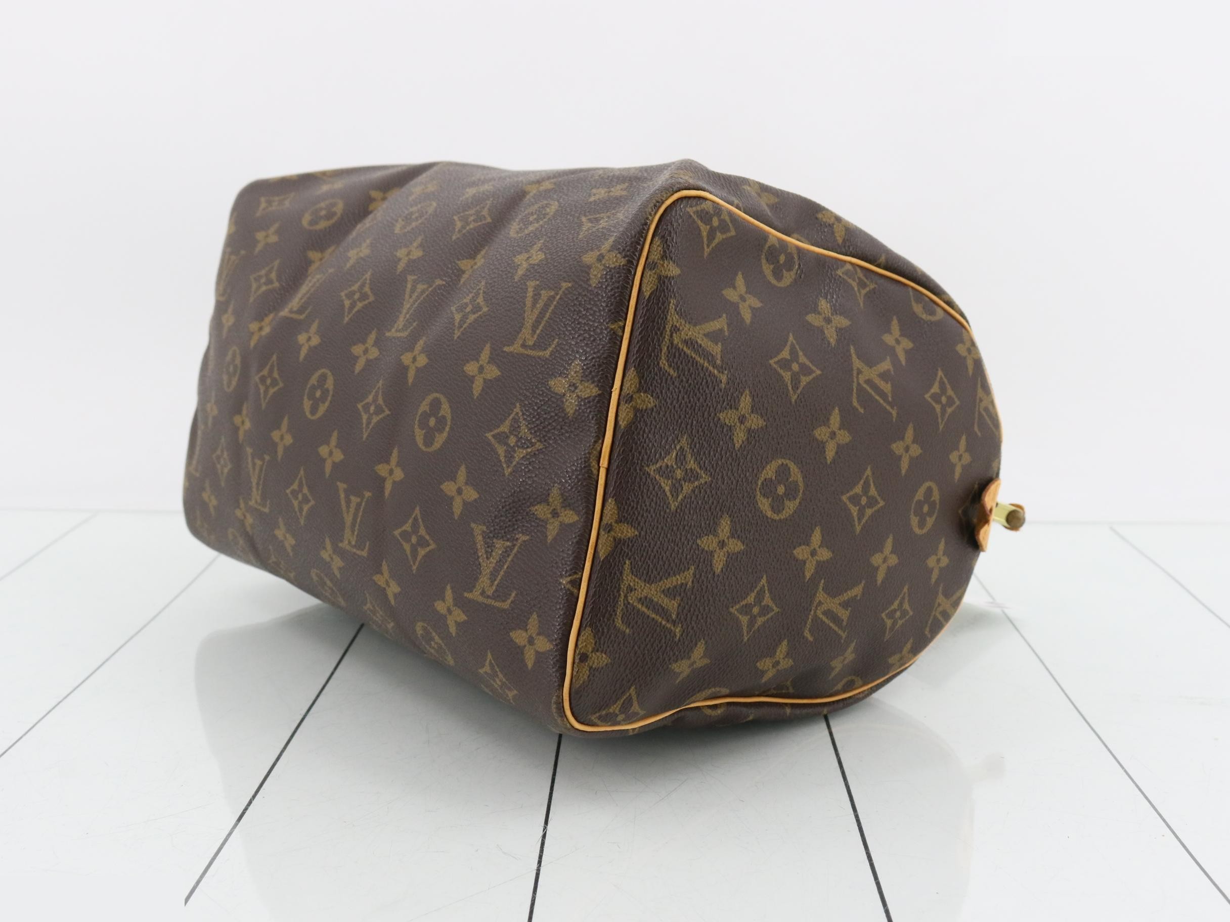 Speedy 30 Monogram Brown Handbag — view 6