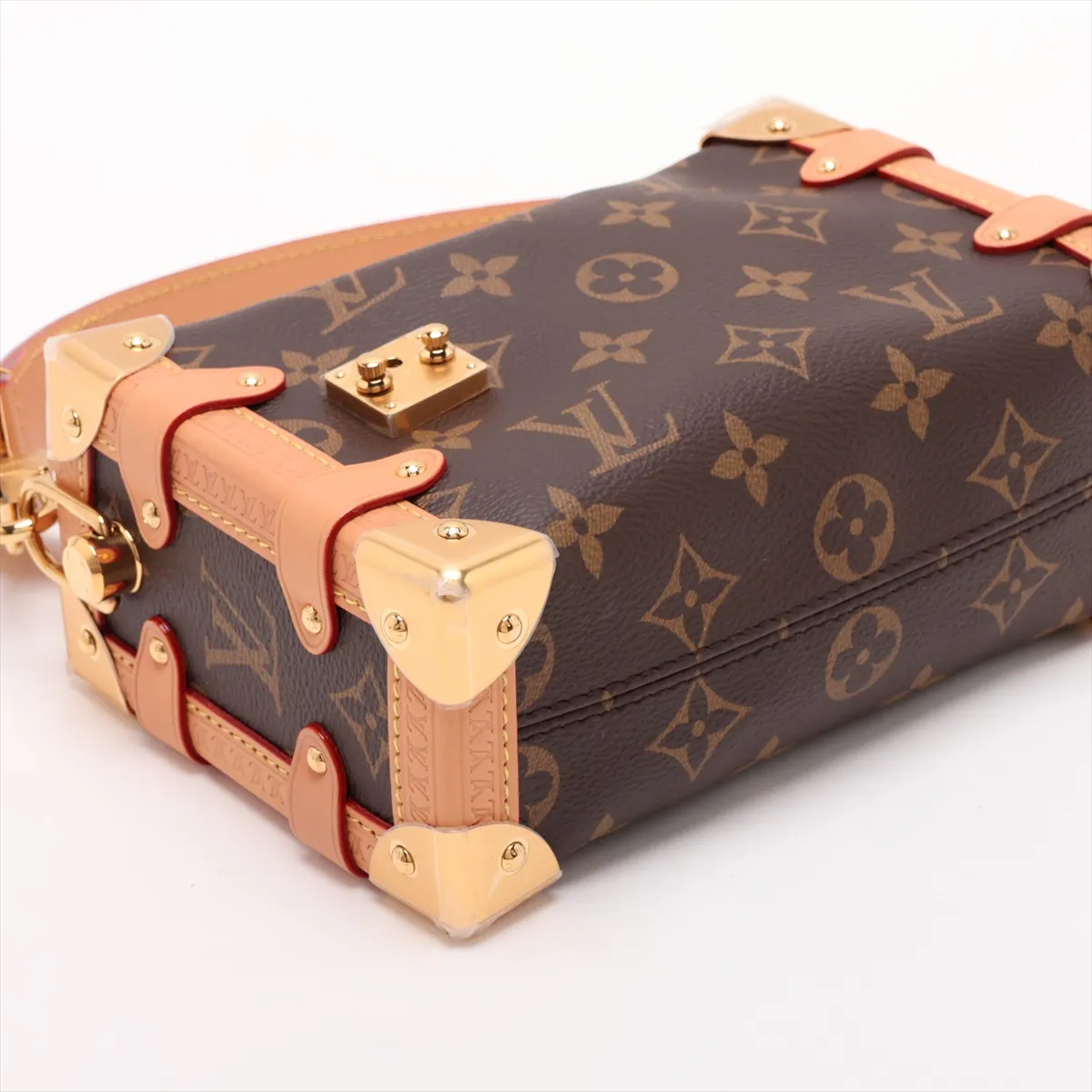 Monogram Side Trunk PM M46815 Brown (RFID detected) — view 4