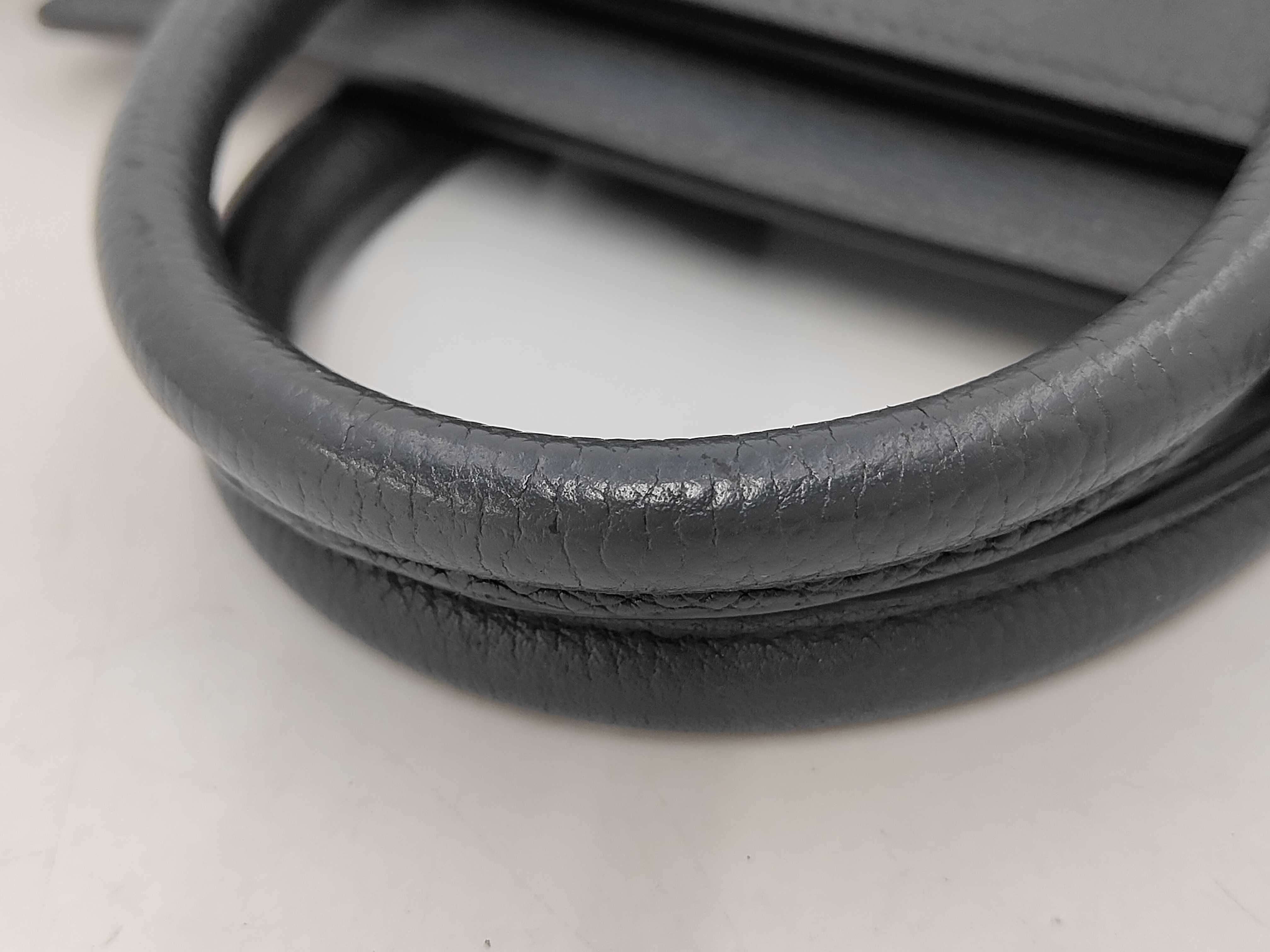 Luggage Nano Teal Leather Tote Bag — view 5