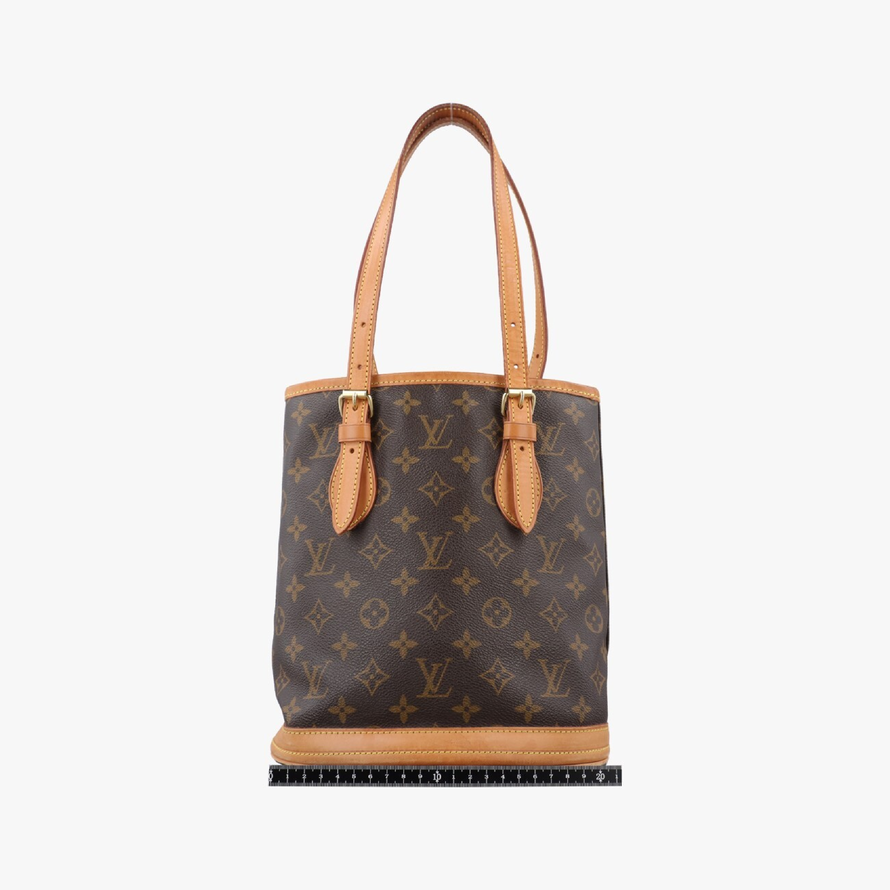 Bucket PM Monogram/Brown Monogram Canvas M42238 AR0959 Handbag — view 2