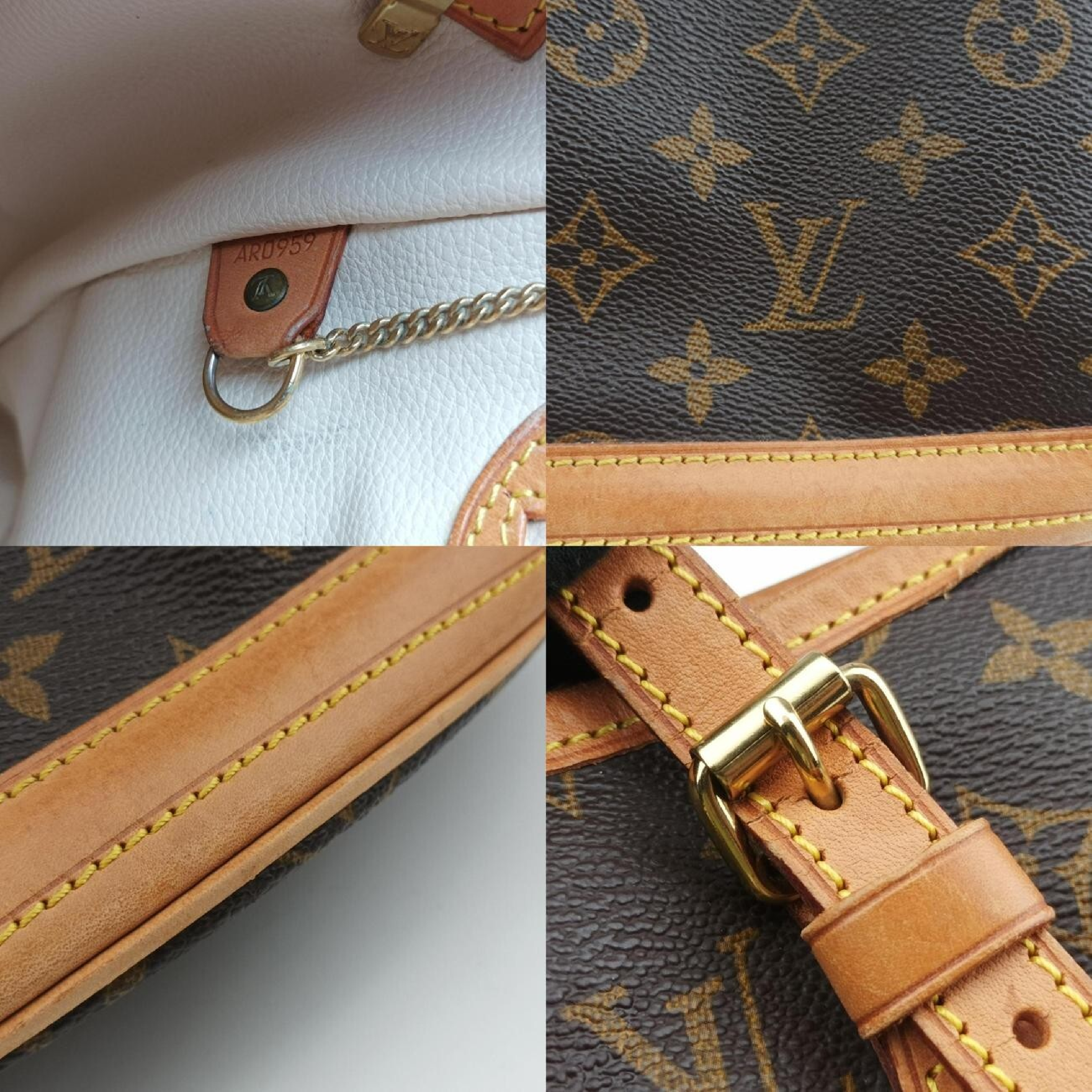Bucket PM Monogram/Brown Monogram Canvas M42238 AR0959 Handbag — view 8