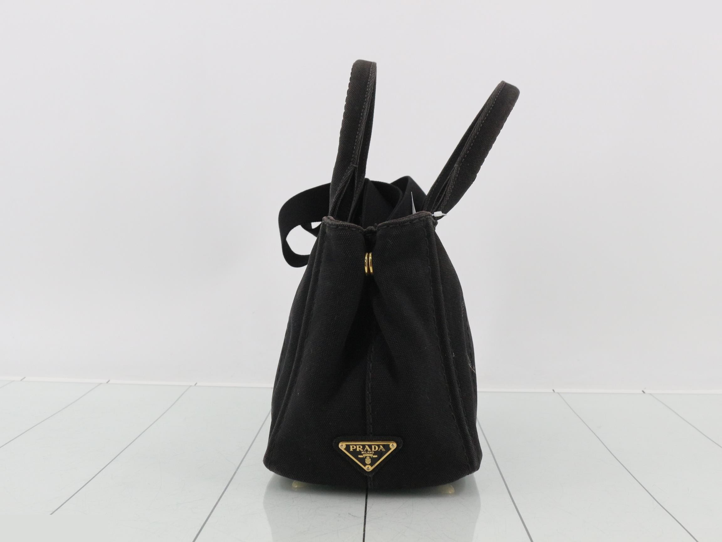 2-way bag Canapa PM PRADA — view 4