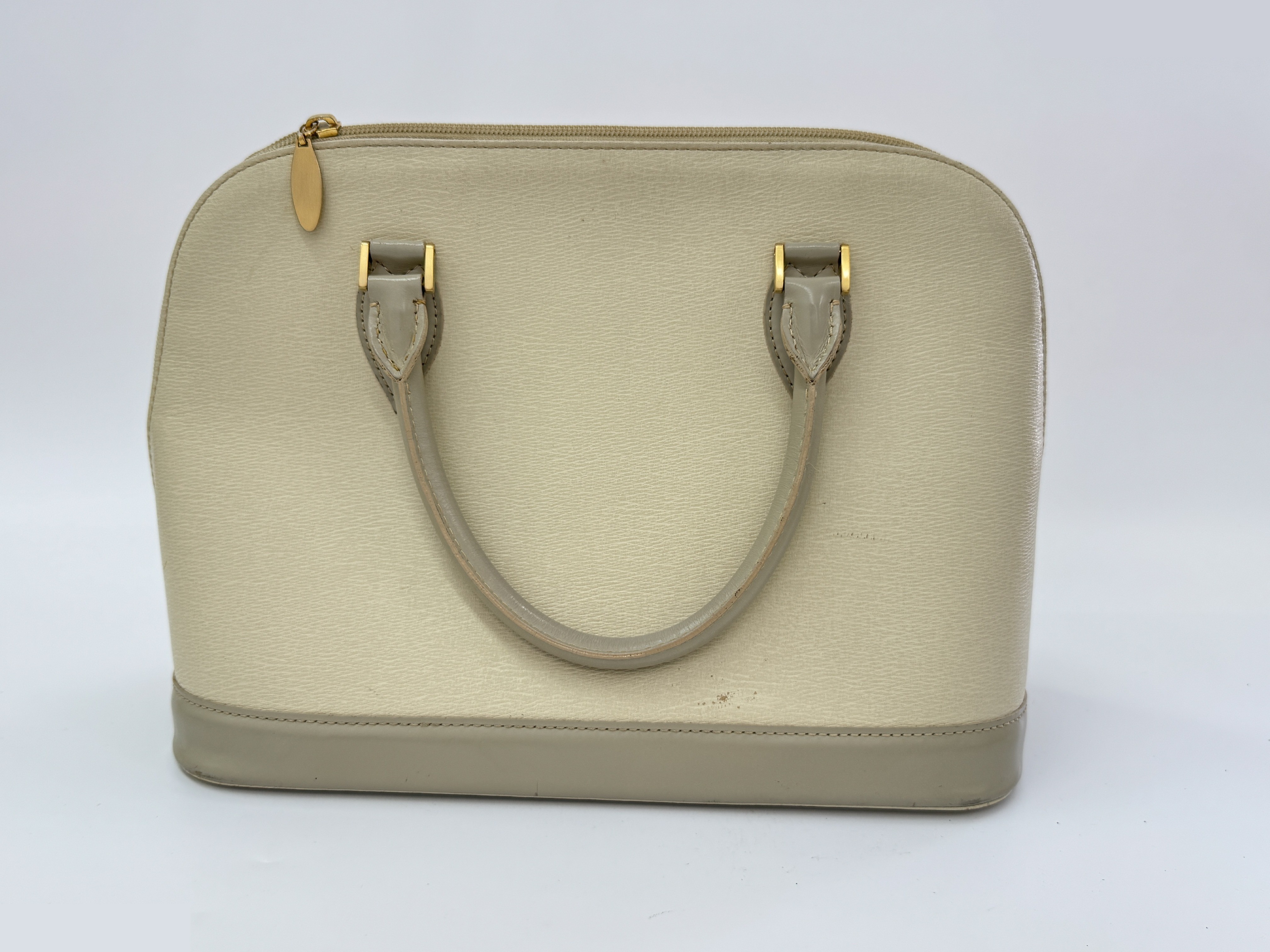 Alma type leather inner check handbag — view 2
