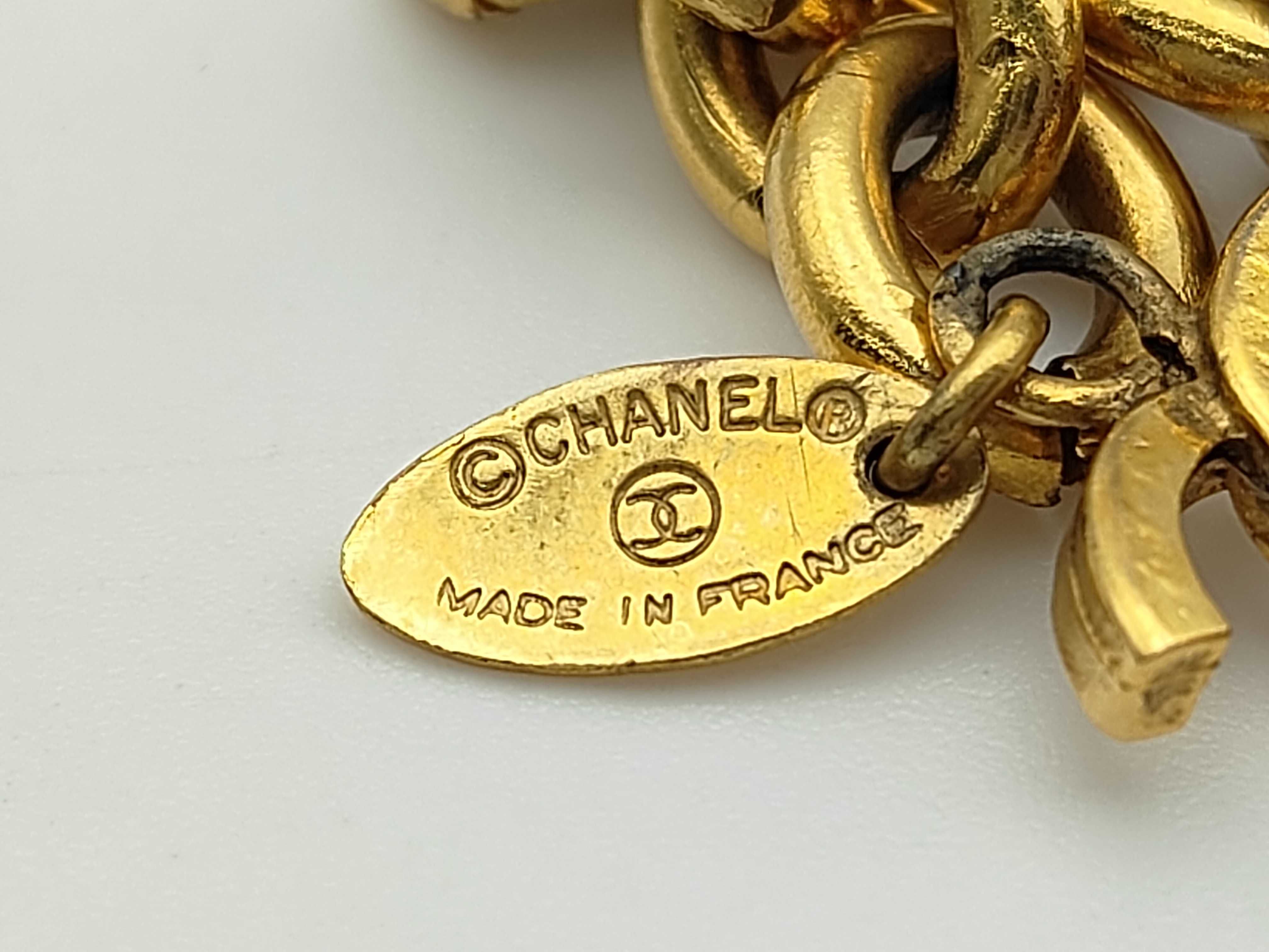 Logo/Carbon Gold Bracelet Vintage Bracelet/Bangle — view 3