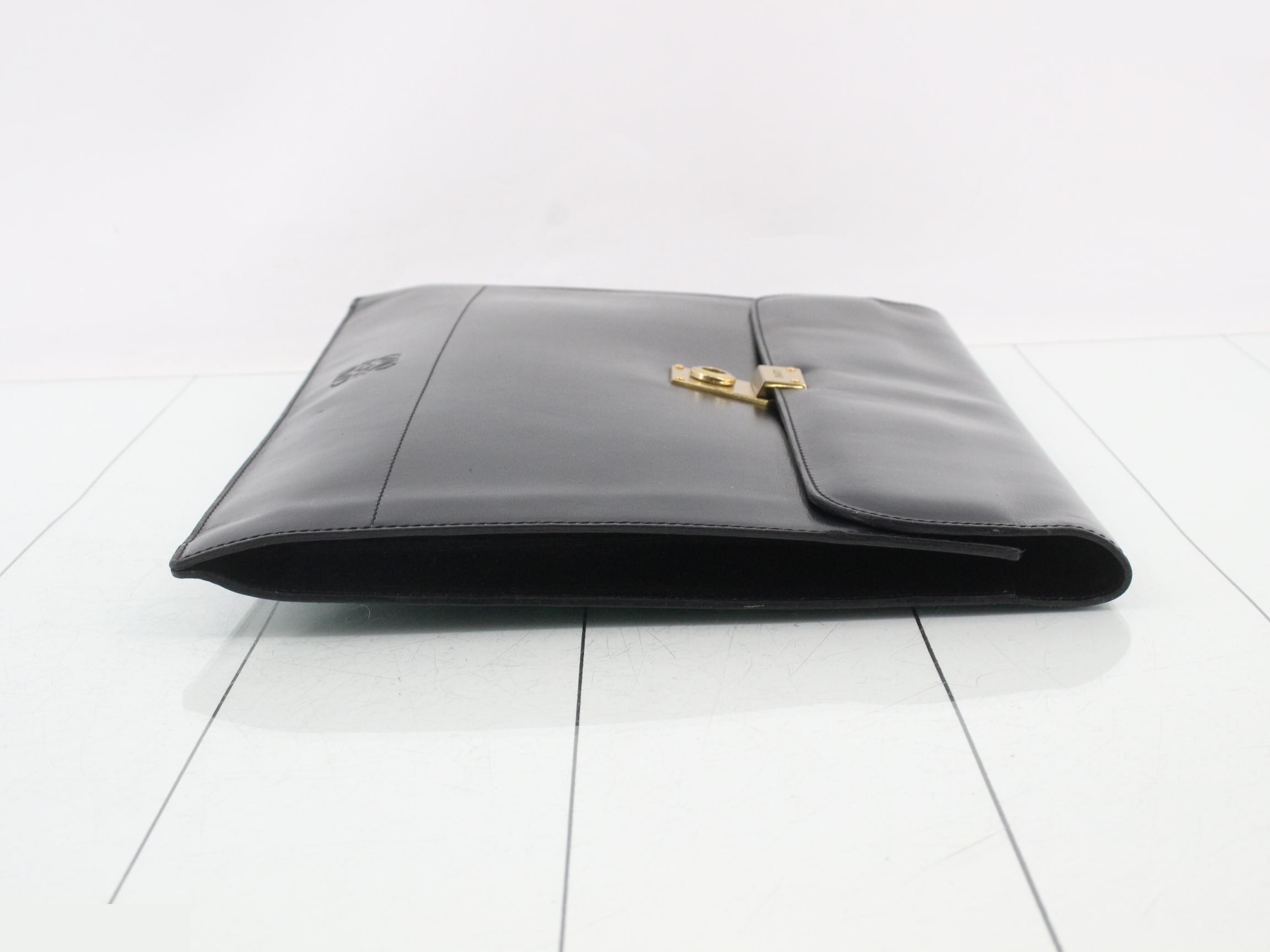 Bags, clutch pouches, leather clutch bags, anagram — view 3