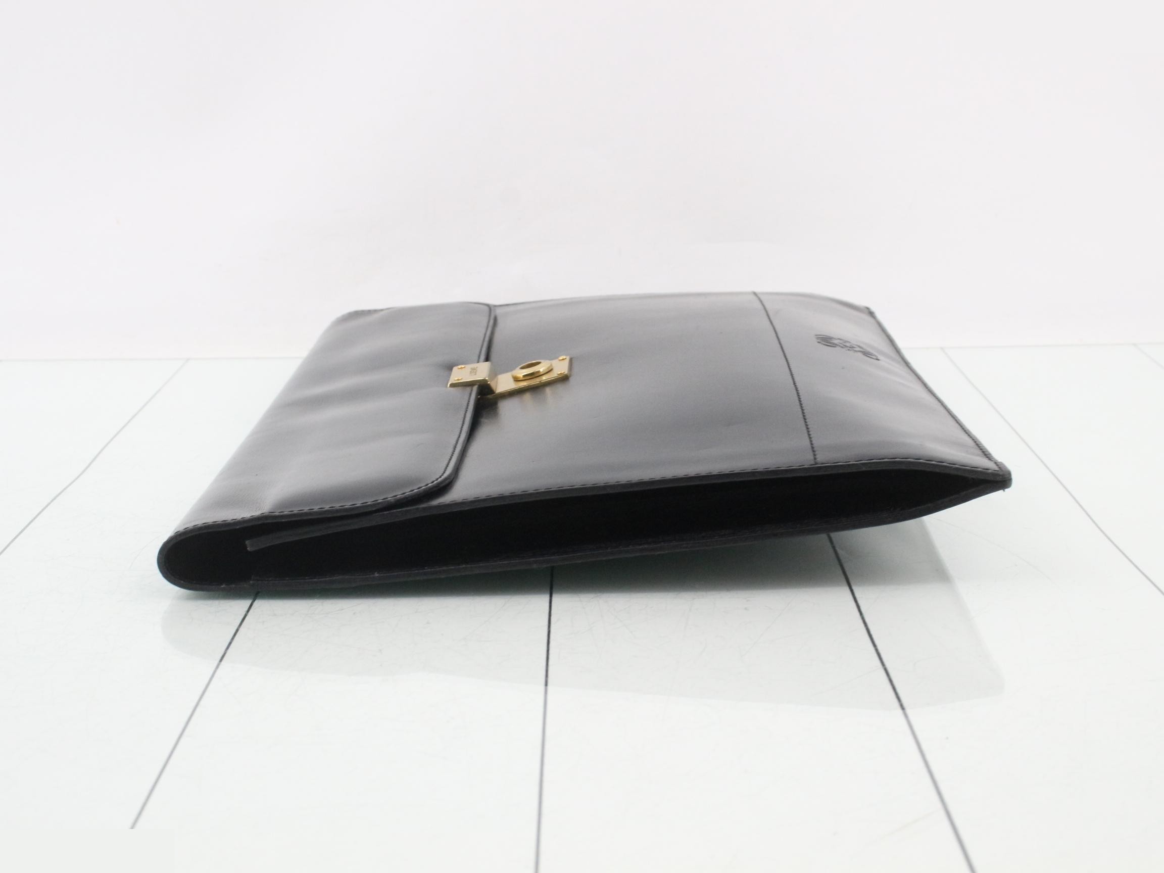 Bags, clutch pouches, leather clutch bags, anagram — view 4