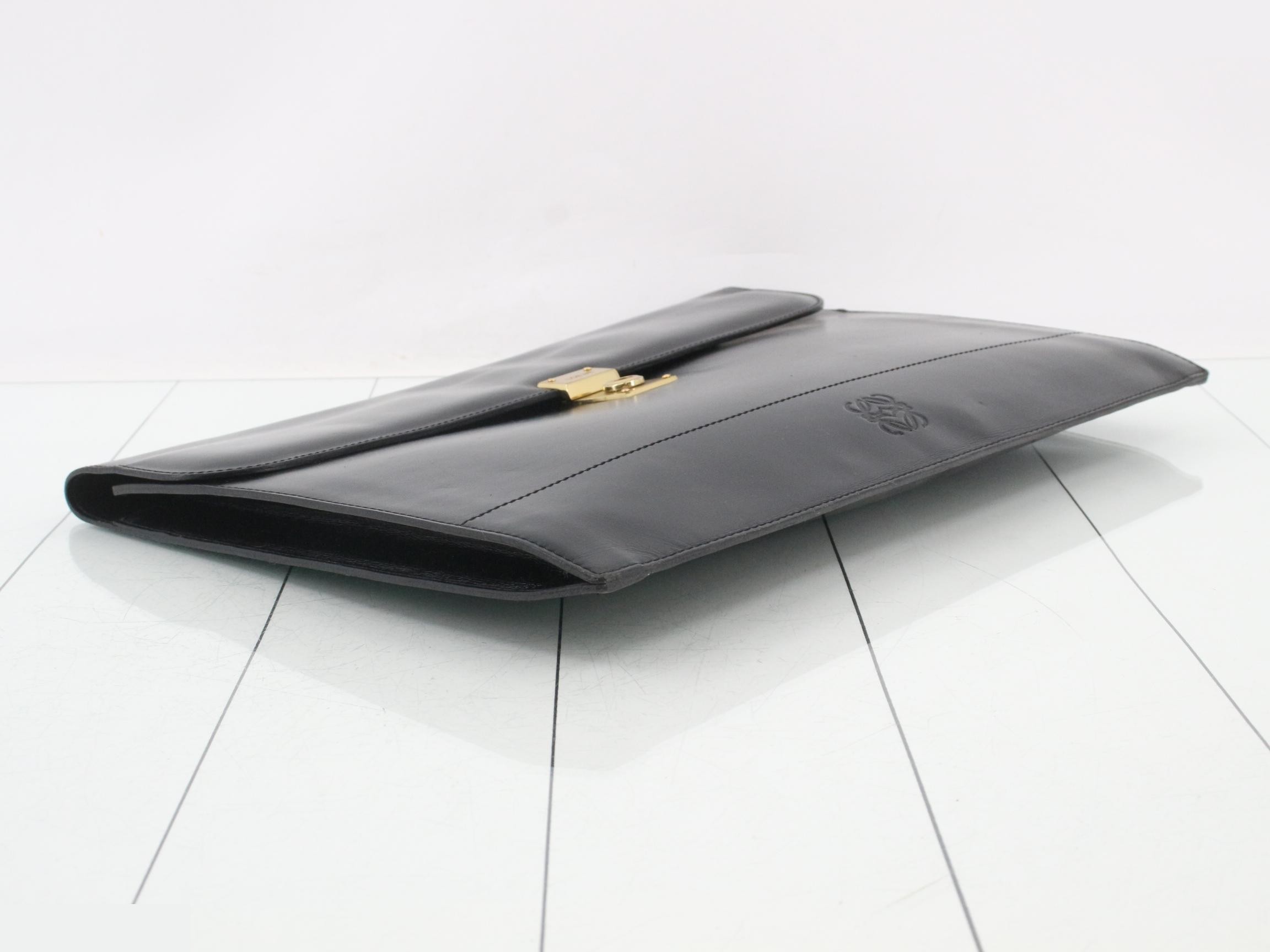Bags, clutch pouches, leather clutch bags, anagram — view 5