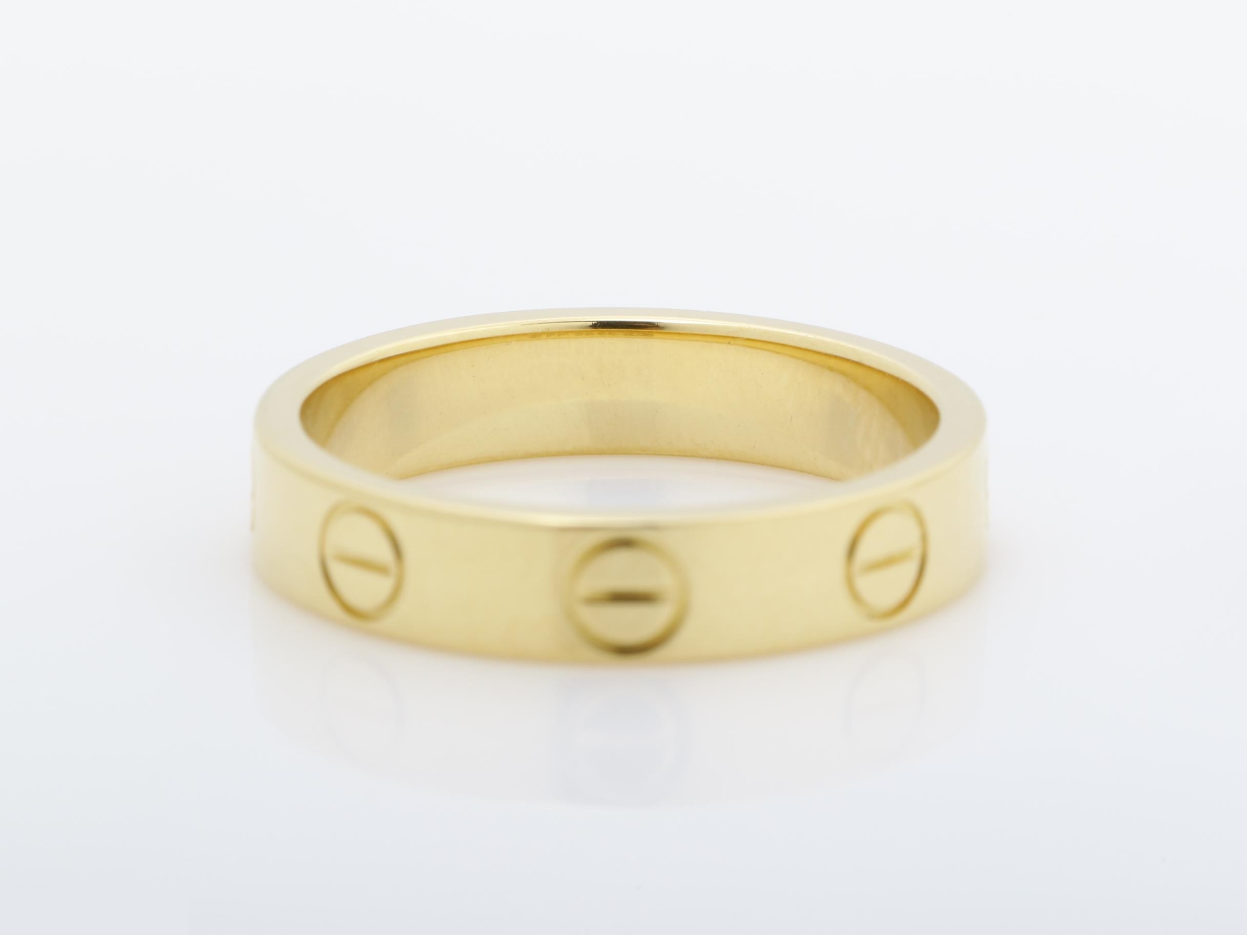 750YG Mini Love Ring, 47/3.4g — view 4