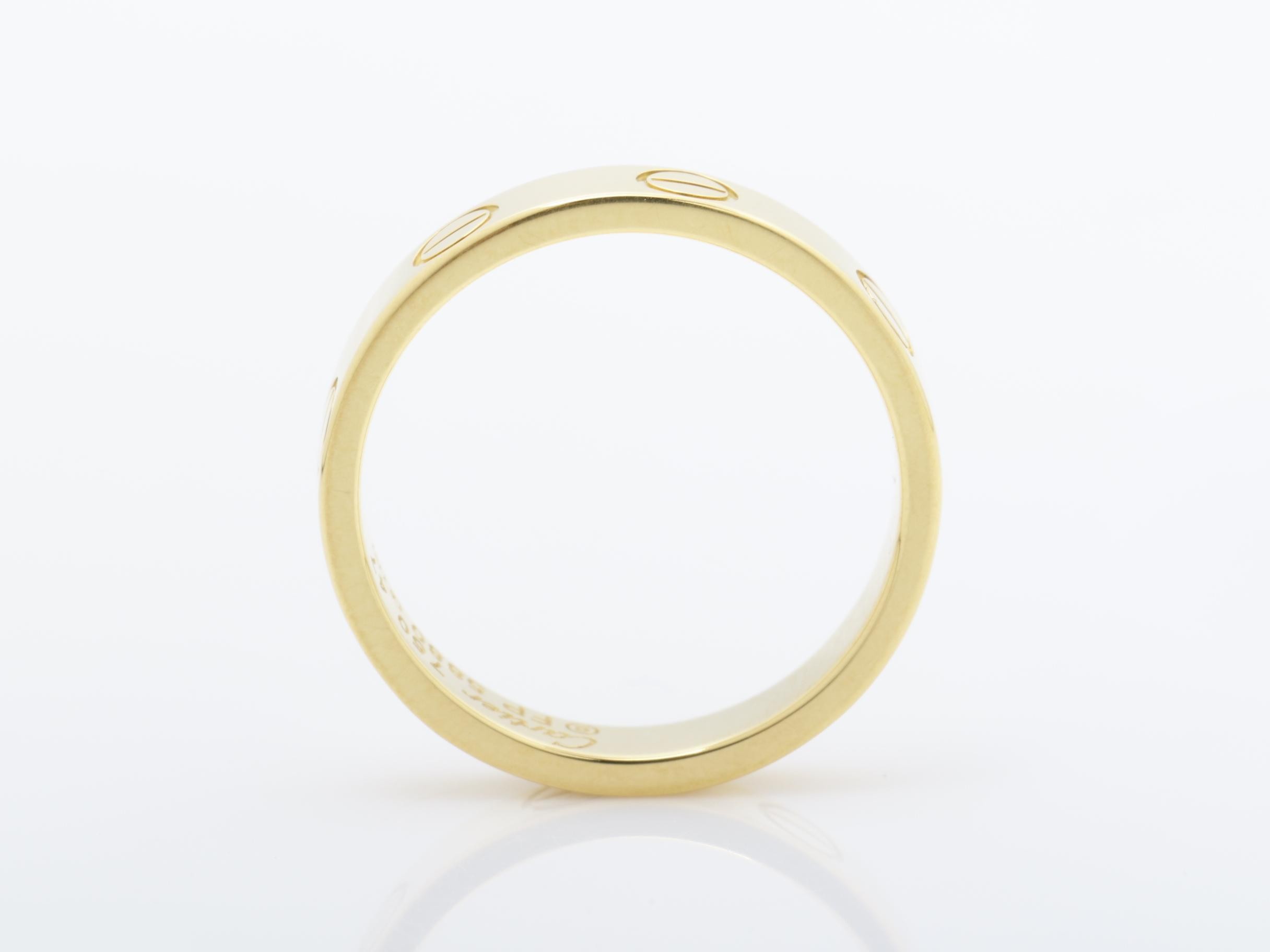 750YG Mini Love Ring, 47/3.4g — view 5