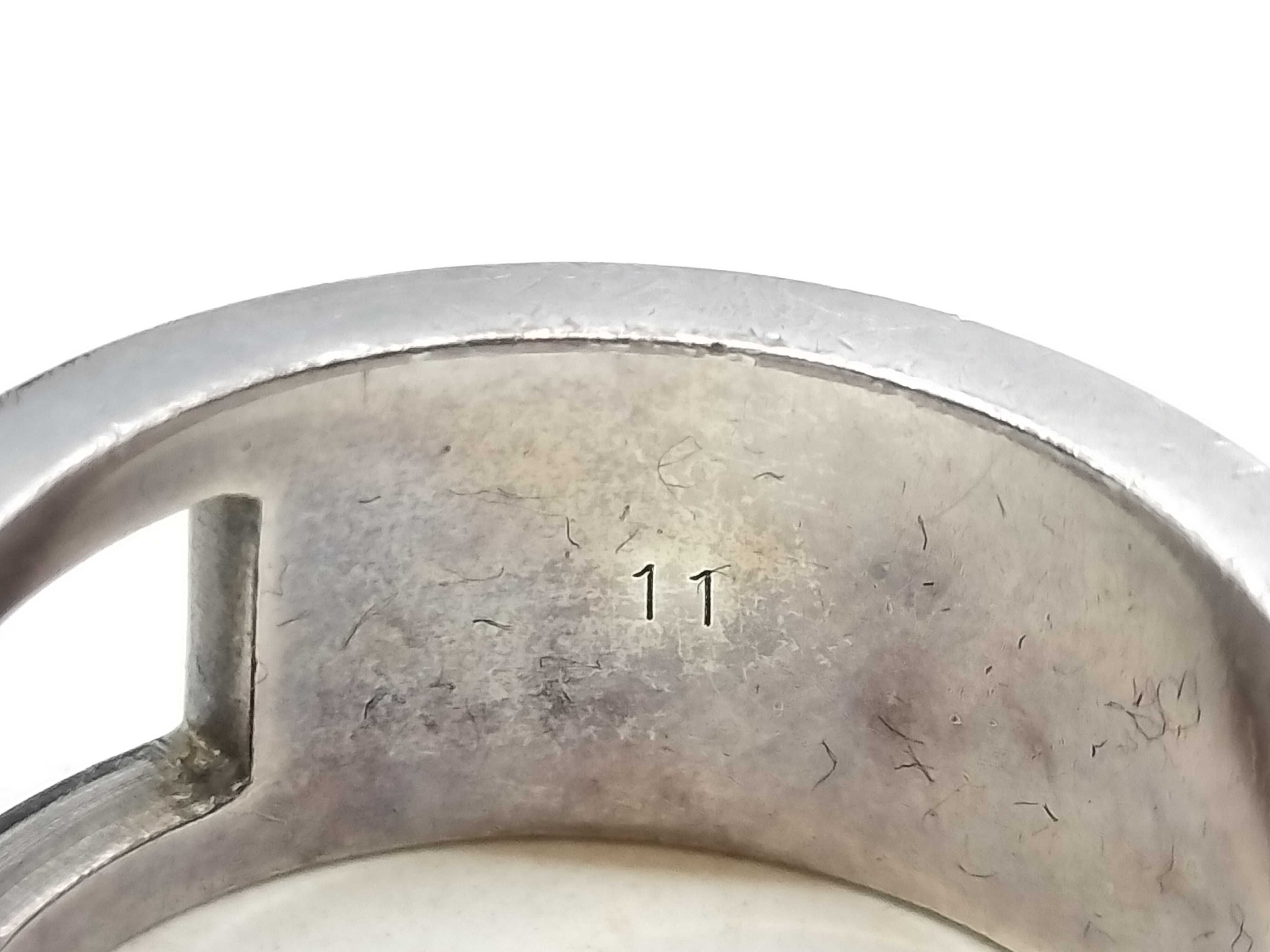 G logo ring, SV925, 7.4g. — view 4
