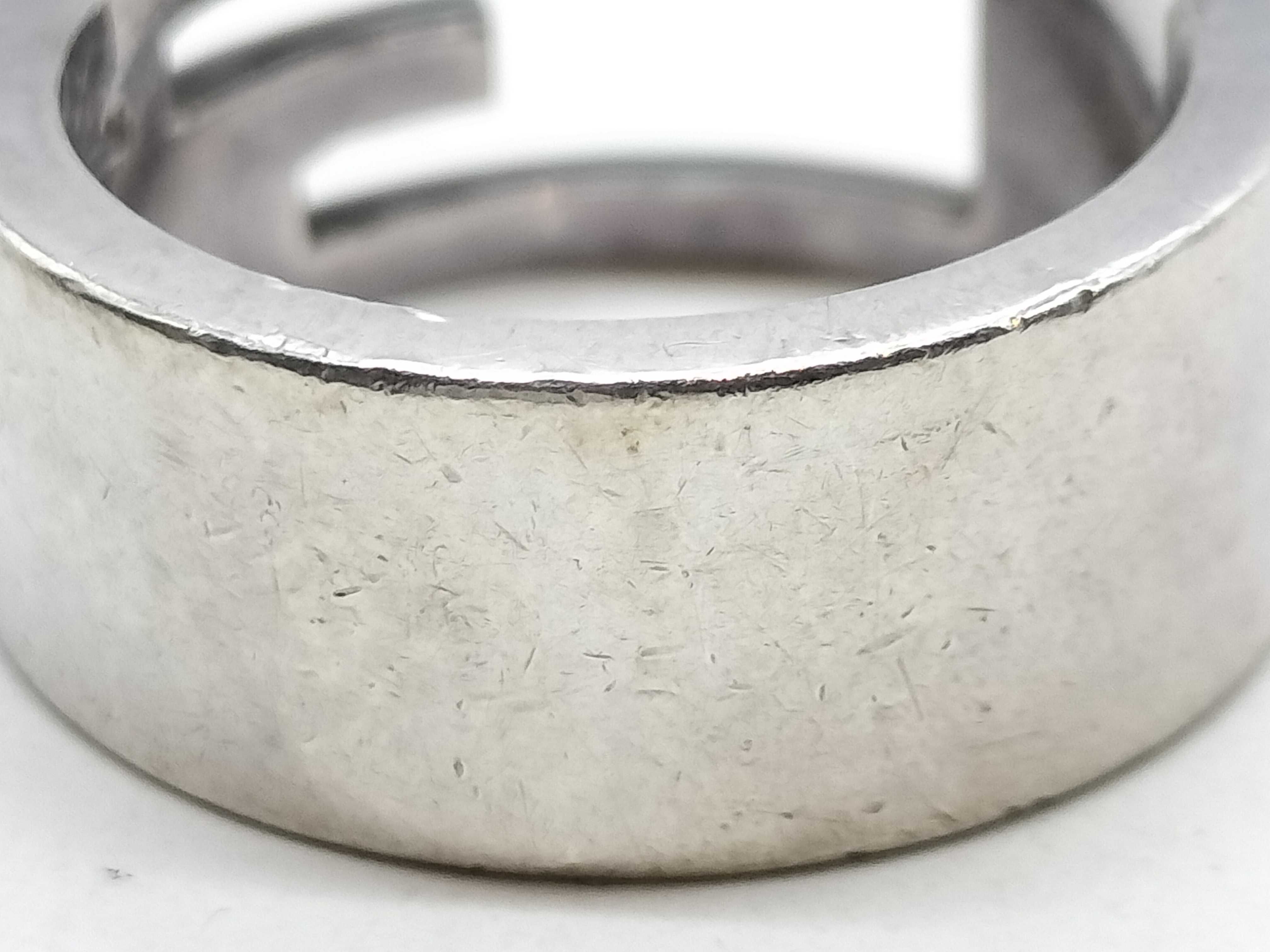 G logo ring, SV925, 7.4g. — view 9