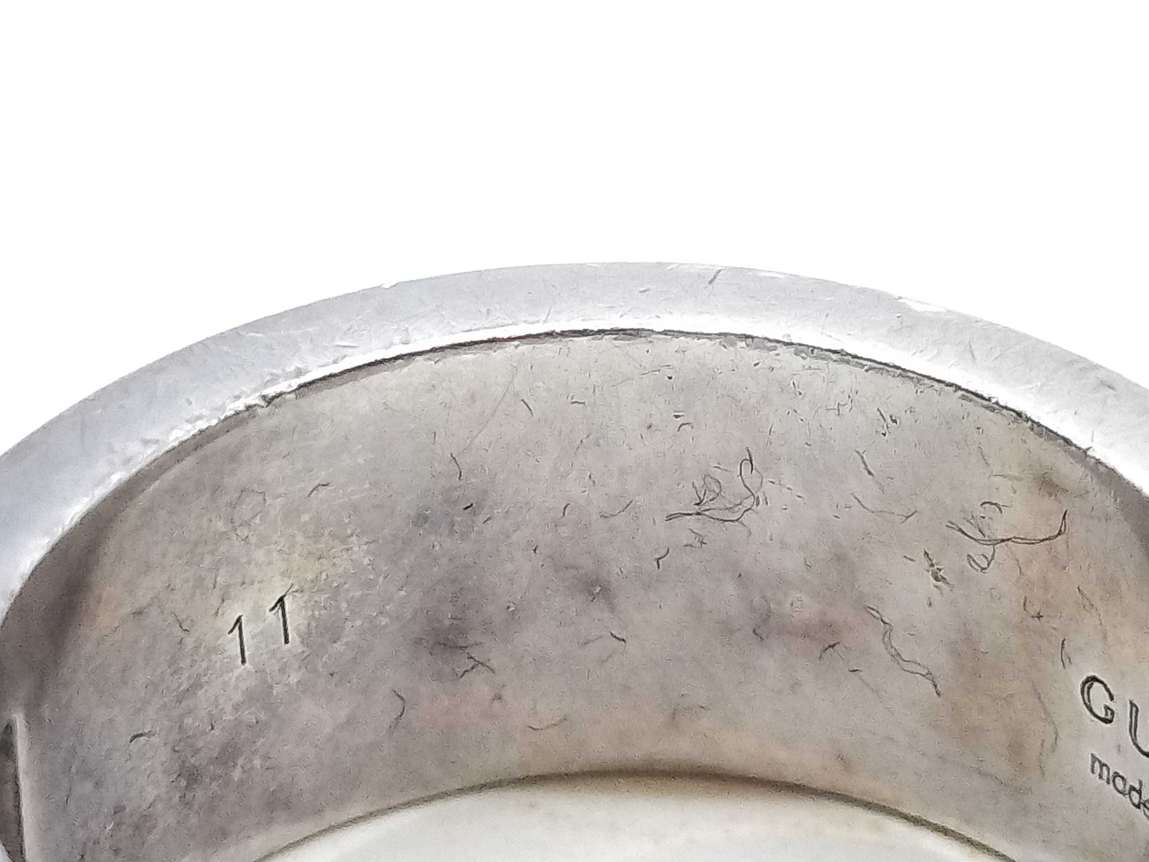 G logo ring, SV925, 7.4g. — view 10