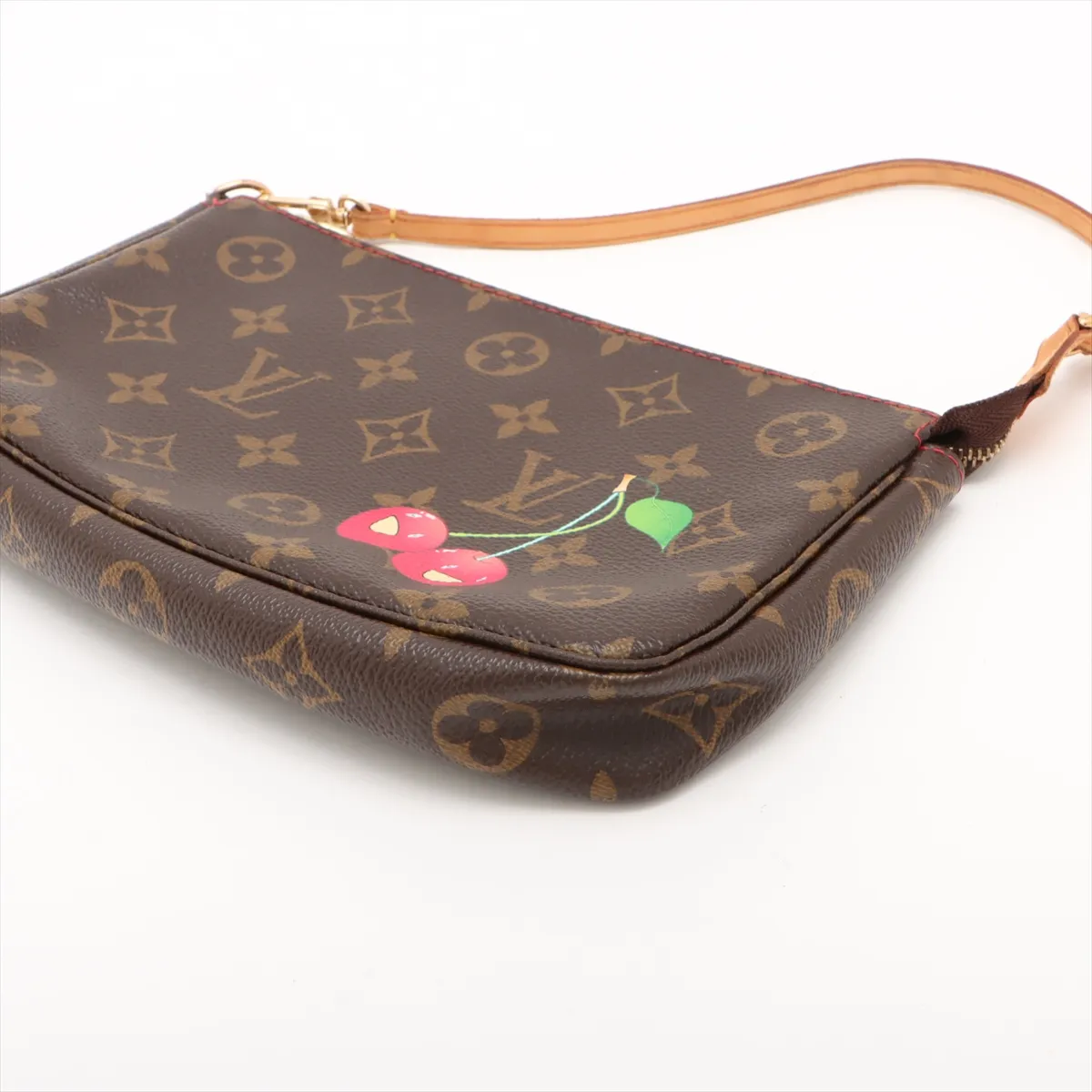 Monogram Cherry Pochette Accessory M95008 TH0015 Brown — view 3