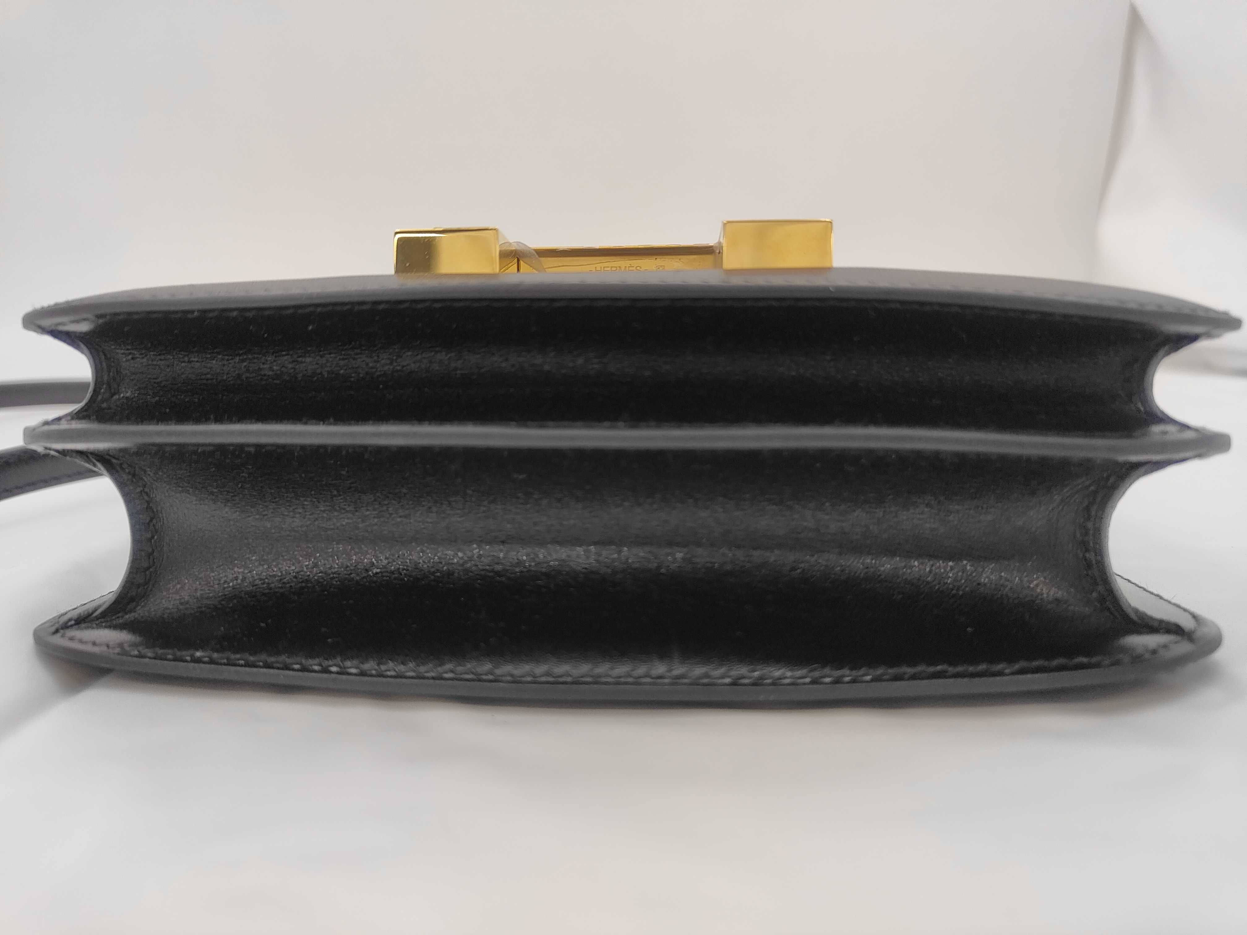 Constance Mini Box Calf Black GP B Stamp Shoulder Bag — view 7