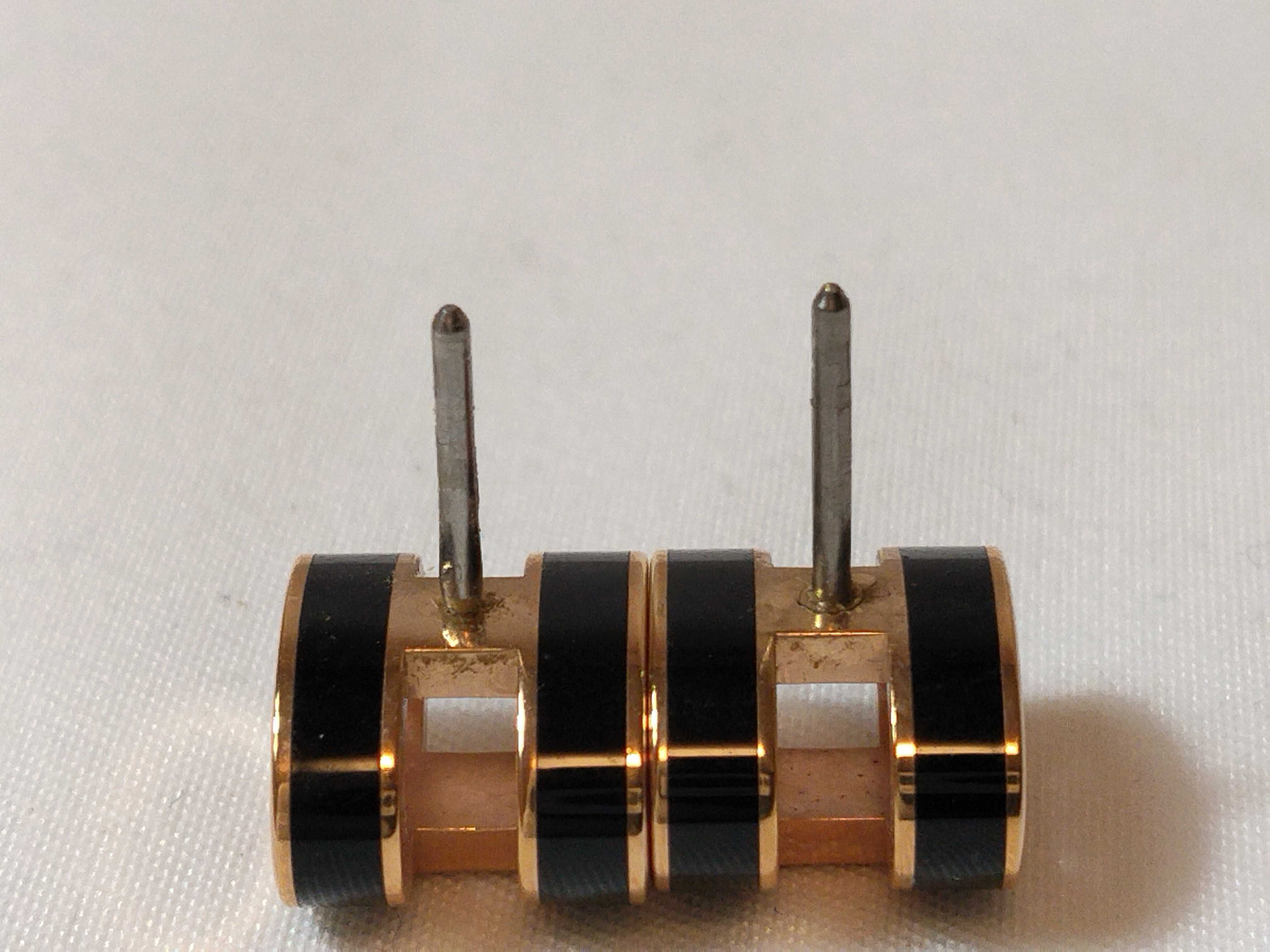 Pop H Earrings GD/BK Earrings — view 4
