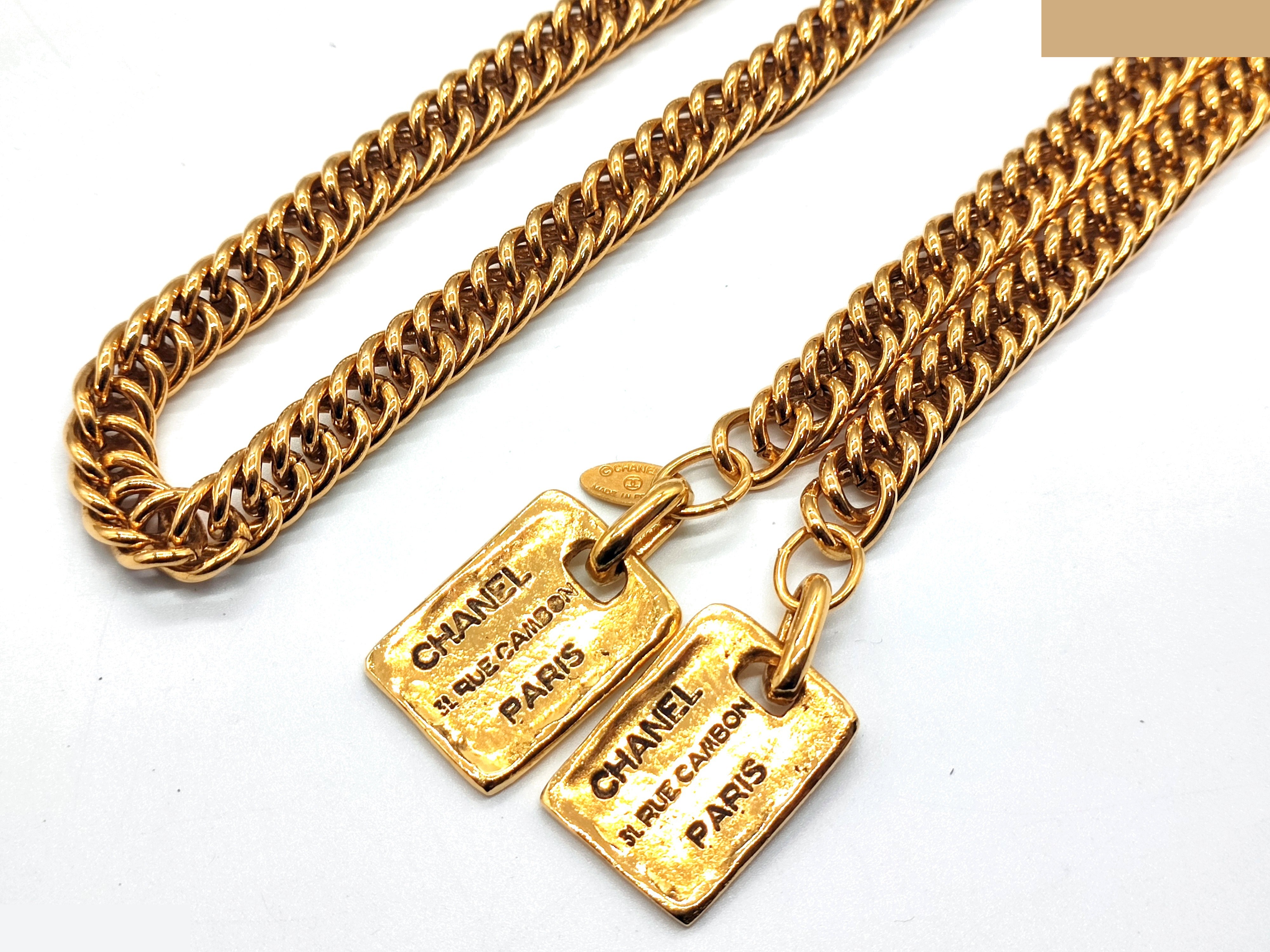 Cambon Lariat Necklace, Chain approx. 84cm — view 5