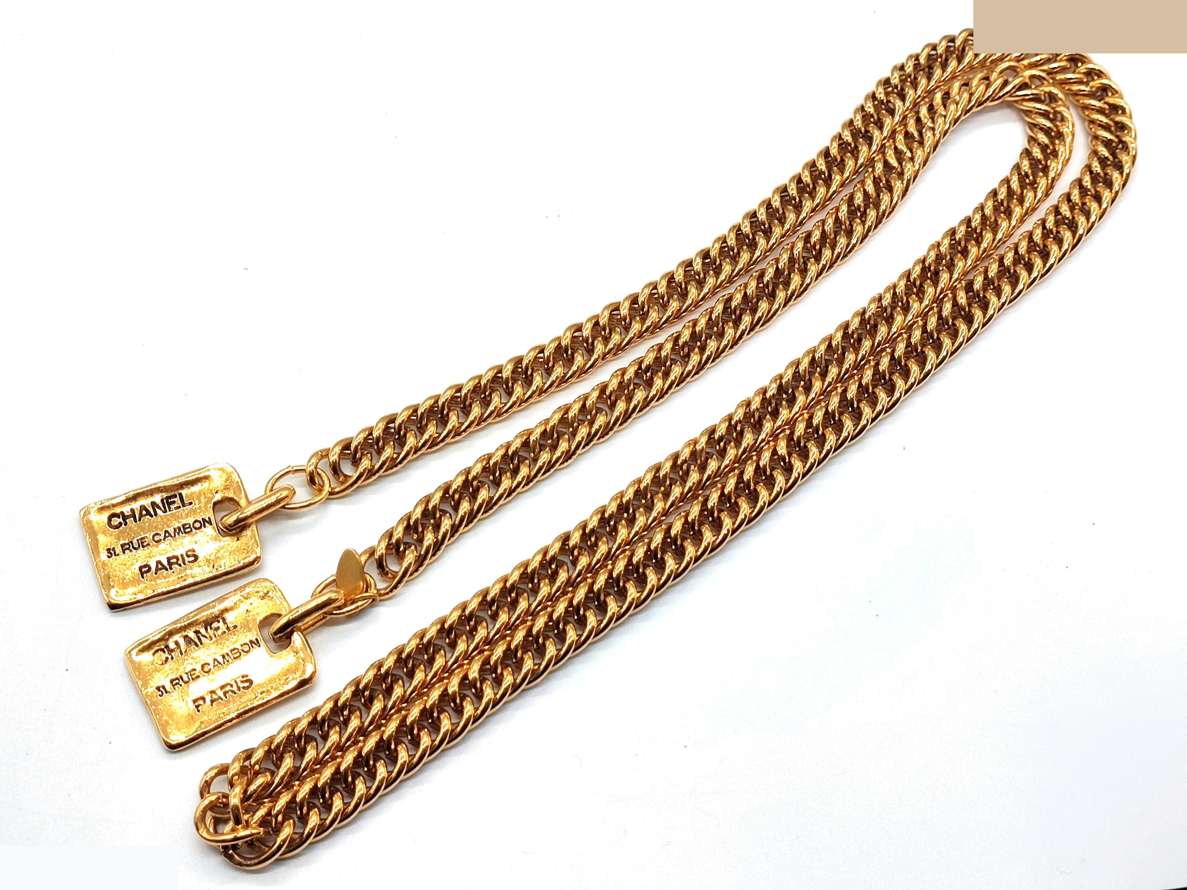 Cambon Lariat Necklace, Chain approx. 84cm — view 7
