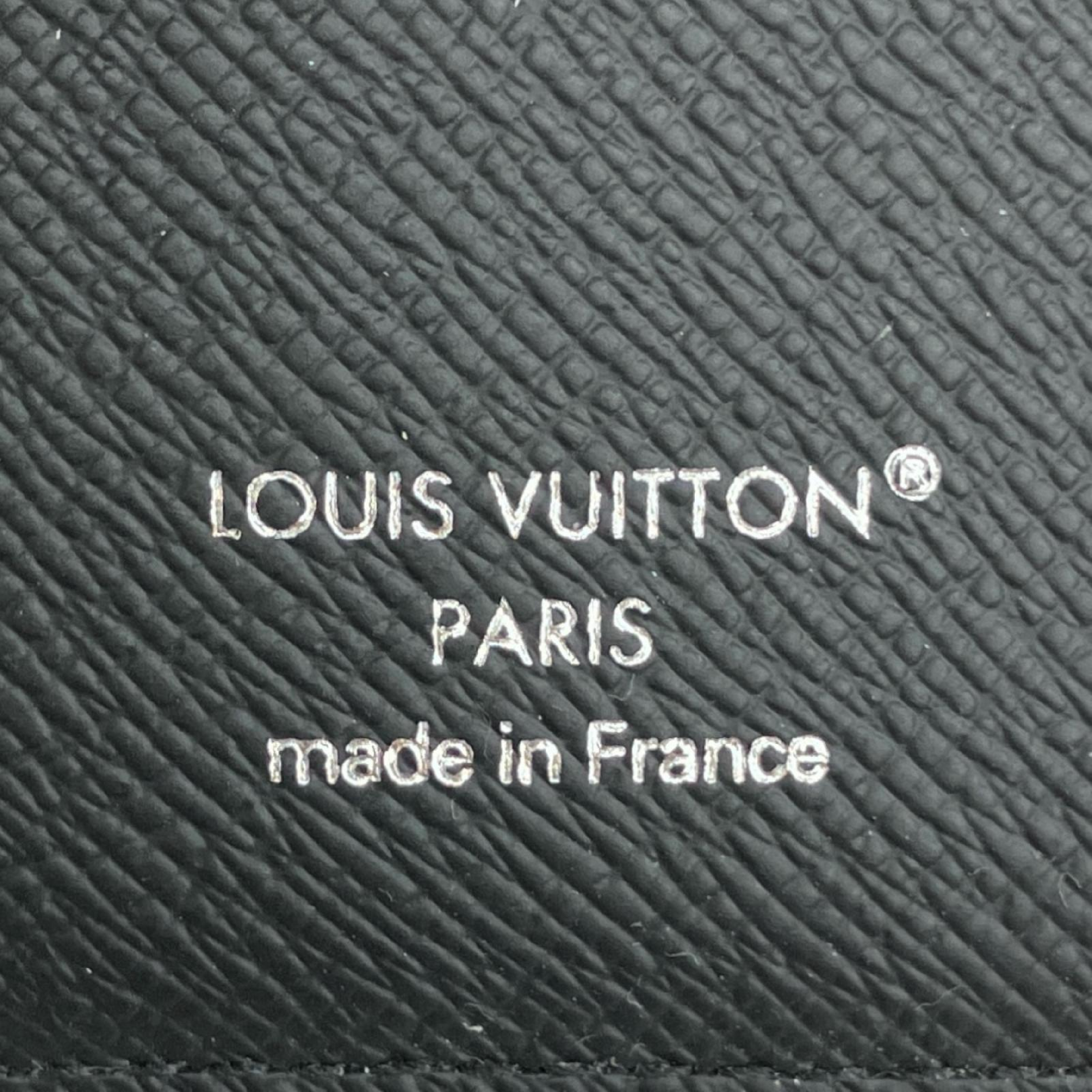 【*Shipped from: Hong Kong*】LOUIS VUITTON Black Coated Canvas Monogram Eclipse Portefeuille Victor Bi-fold Wallet M12598 Wallet — view 14