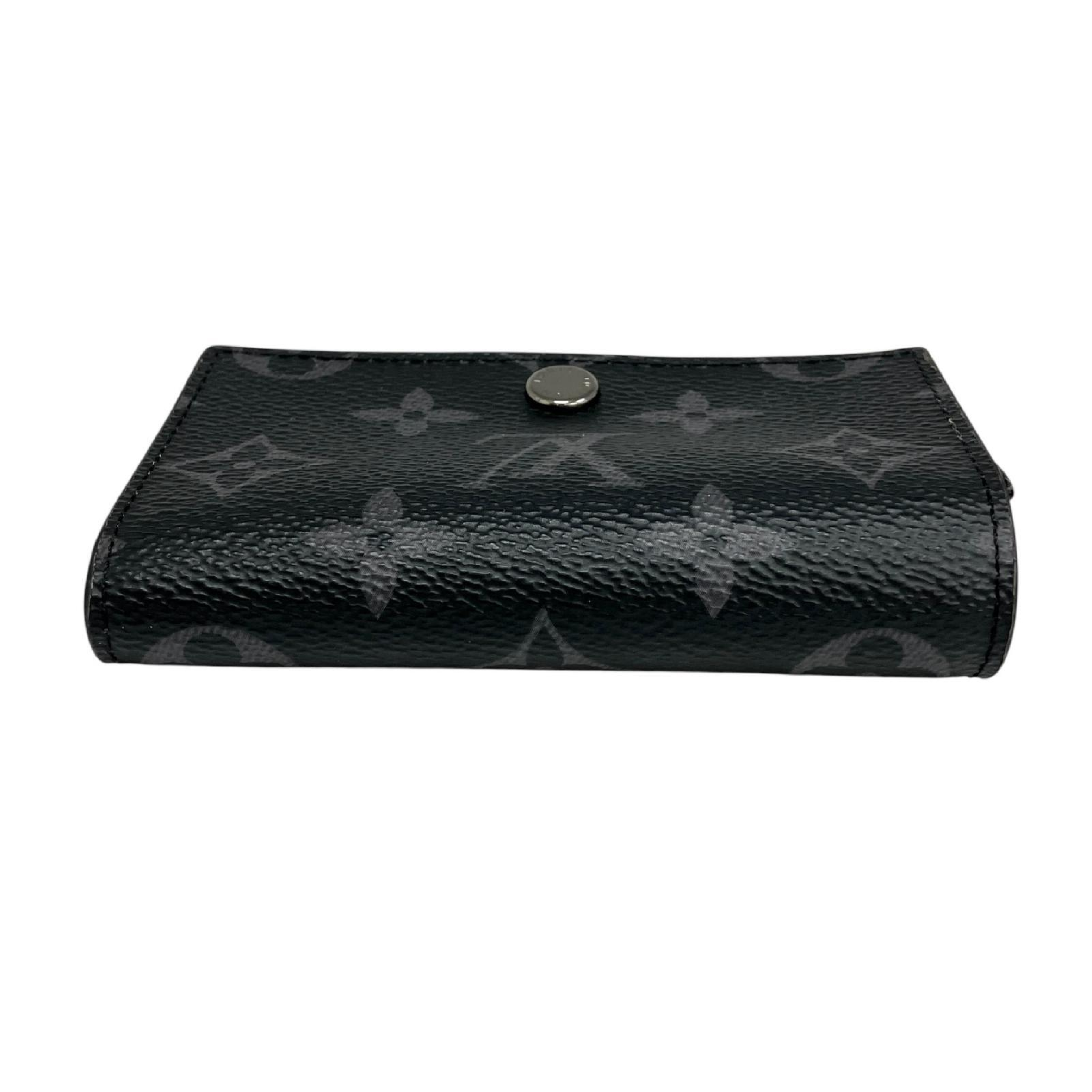 【*Shipped from: Hong Kong*】LOUIS VUITTON Black Coated Canvas Monogram Eclipse Portefeuille Victor Bi-fold Wallet M12598 Wallet — view 5