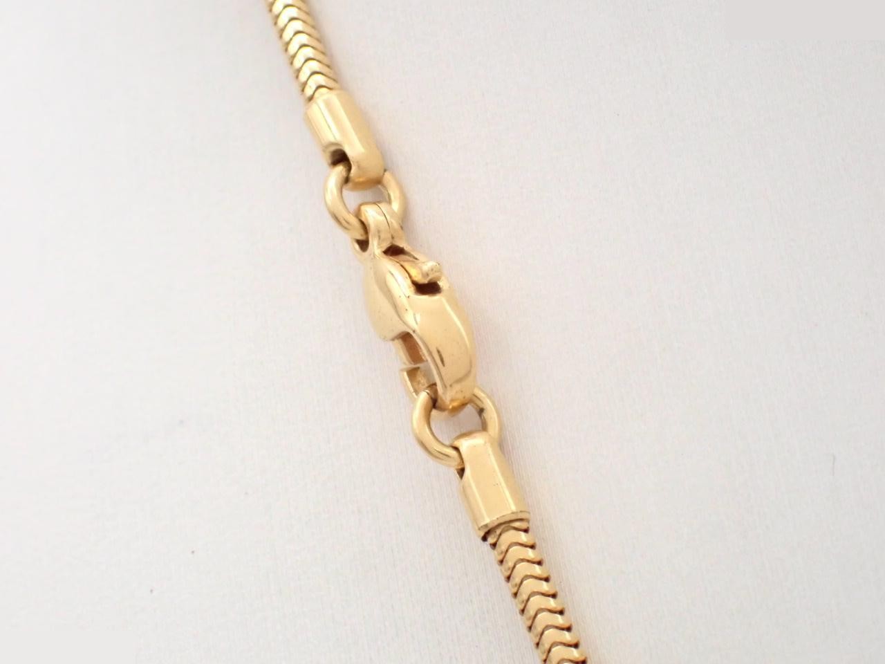Sellier necklace pendant, chain approximately 60cm — view 2