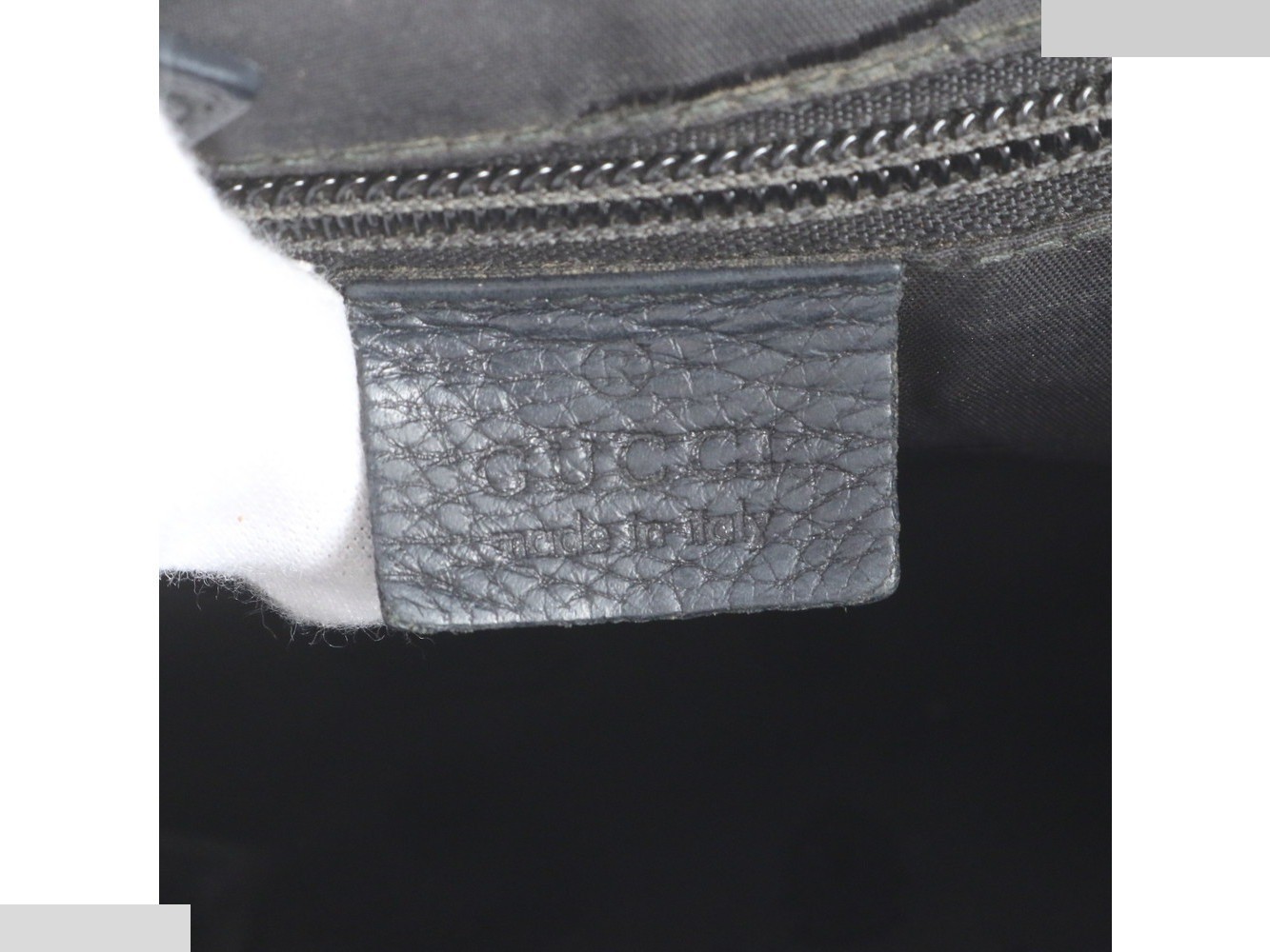 Guccissima 201446 Leather Shoulder Bag (Crossbody) — view 8