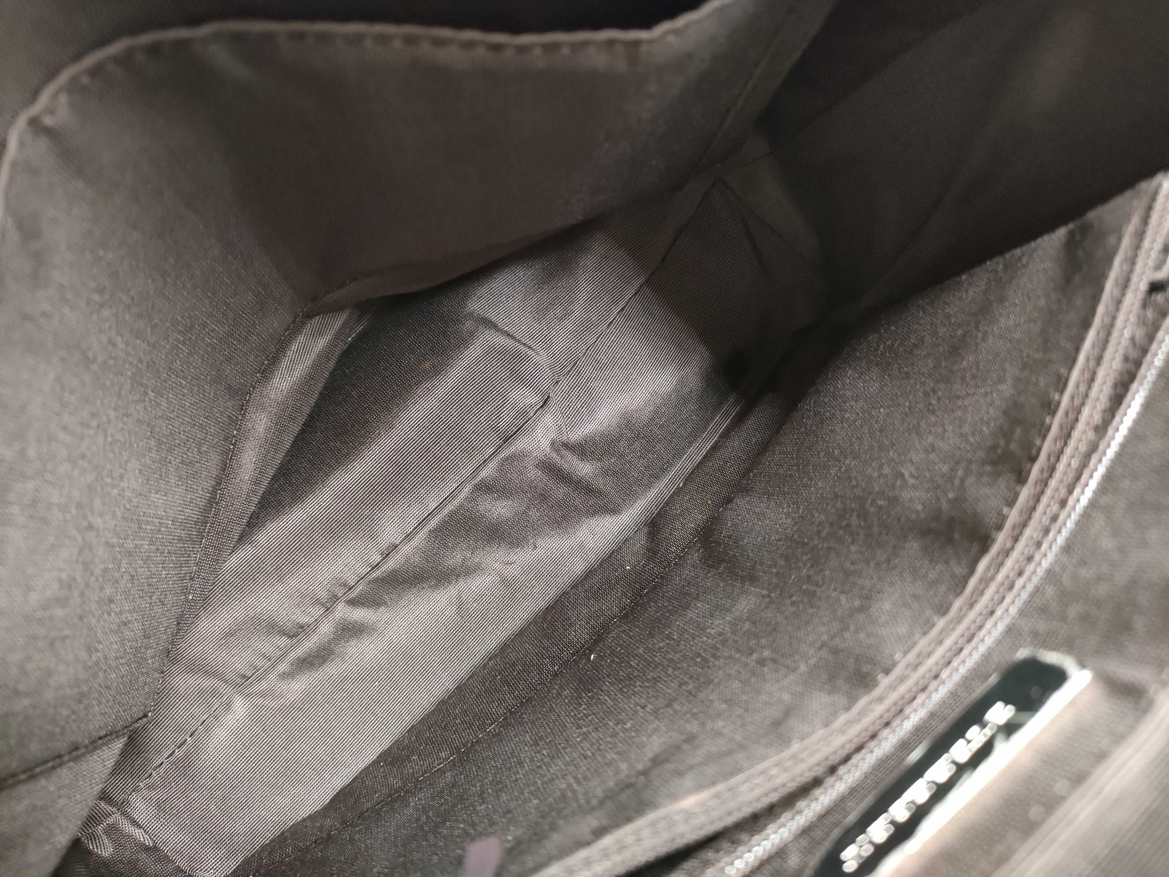 Nova Check Canvas x Leather Hand Tote Bag — view 11