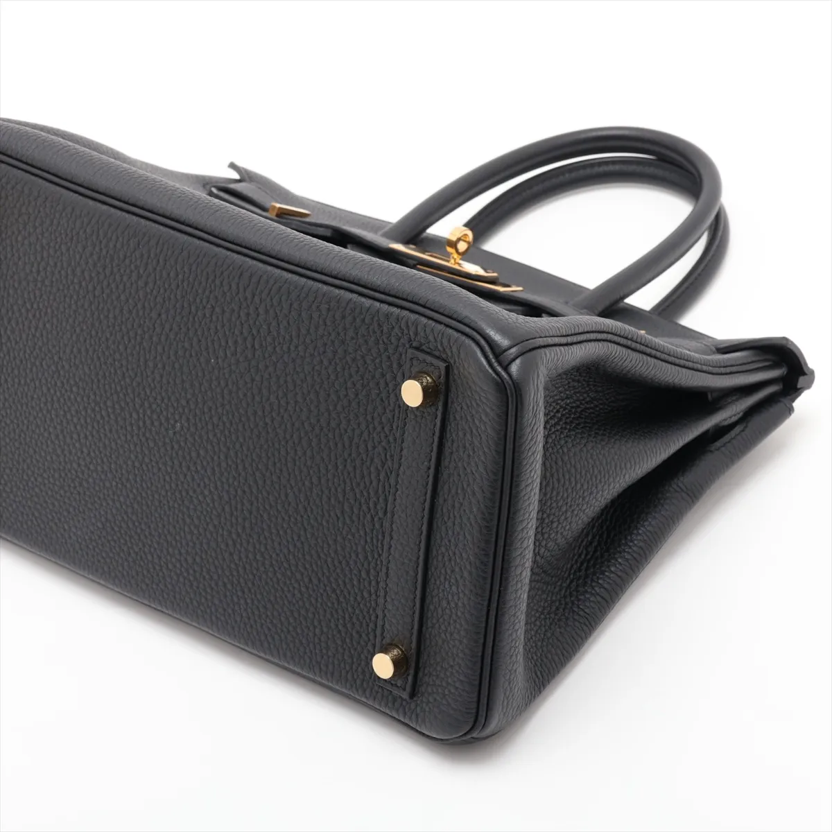 [Individually packaged] Hermes Birkin 30 Letournée Togo Black Gold Hardware Year: 2020 — view 3