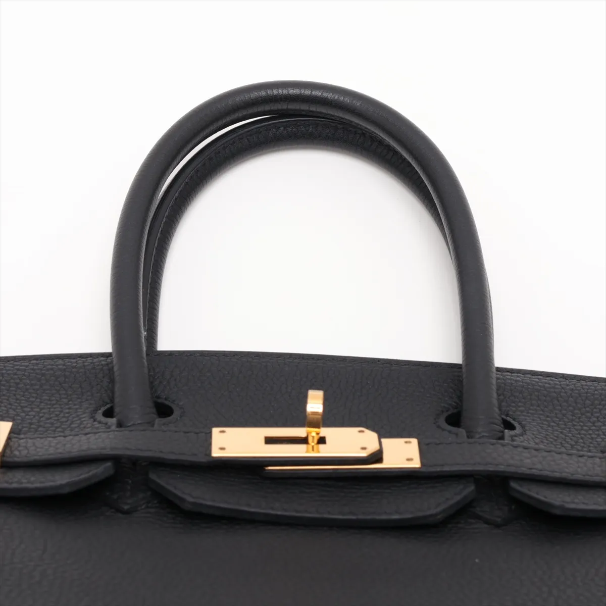 [Individually packaged] Hermes Birkin 30 Letournée Togo Black Gold Hardware Year: 2020 — view 6