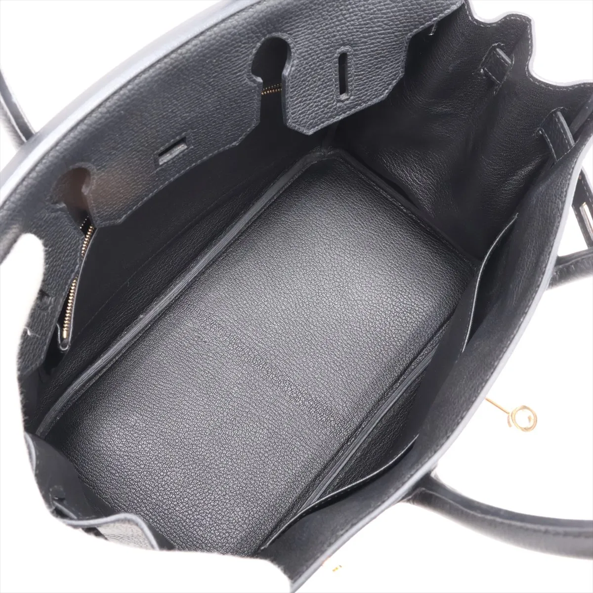 [Individually packaged] Hermes Birkin 30 Letournée Togo Black Gold Hardware Year: 2020 — view 7