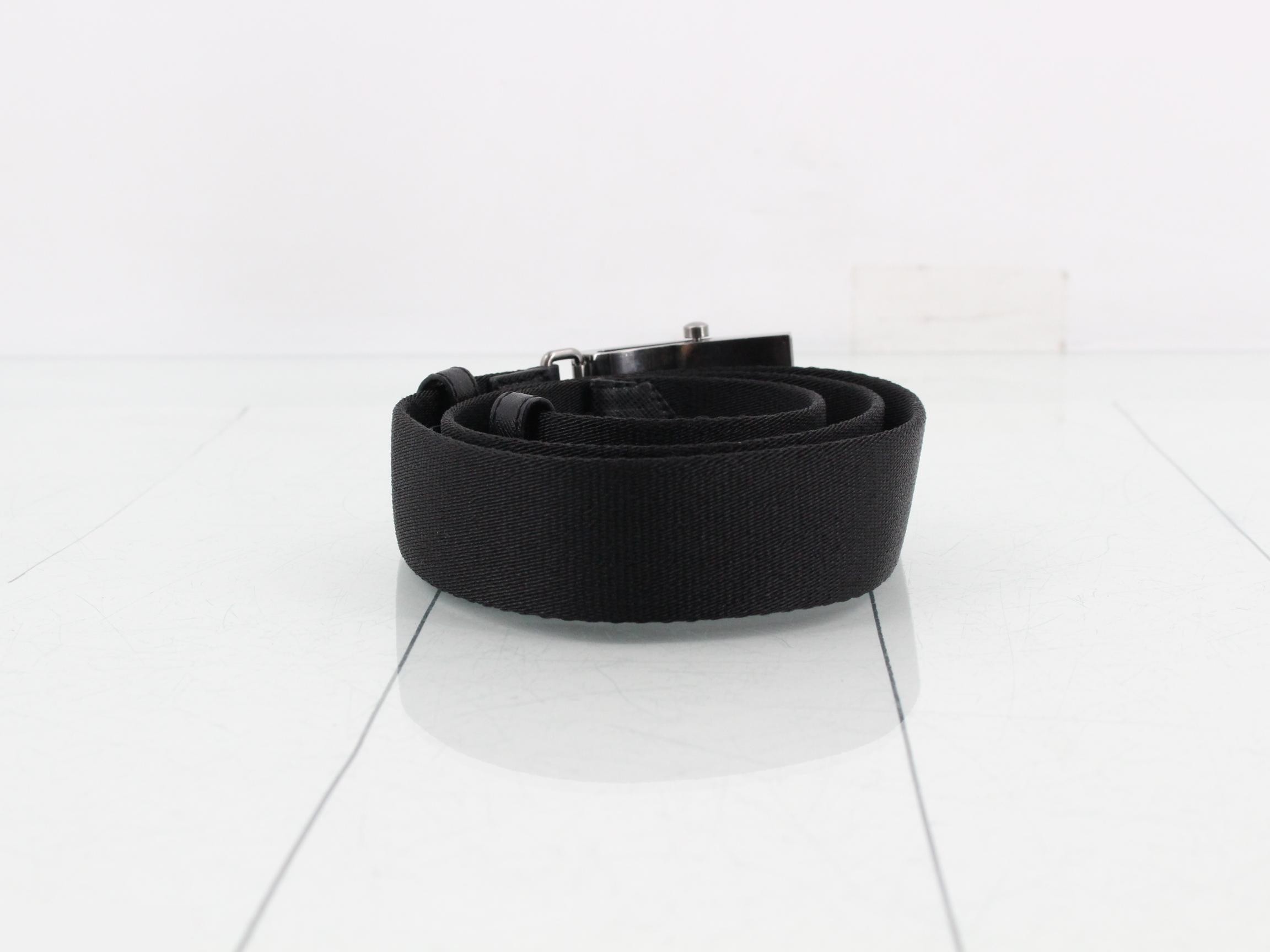 Logo buckle belt, black — view 2