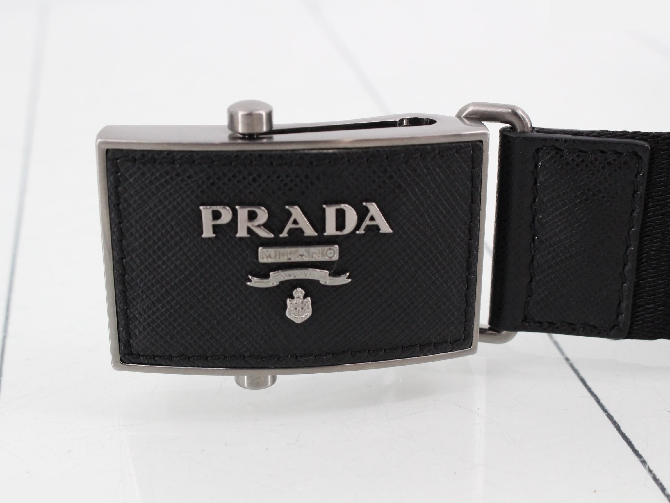 Logo buckle belt, black — view 3