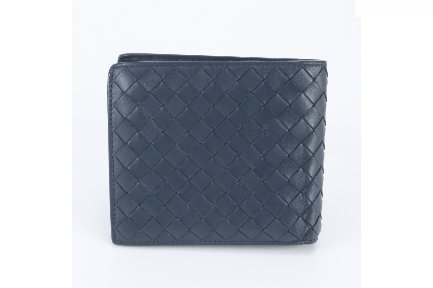Intrecciato woven leather bi-fold wallet — view 2