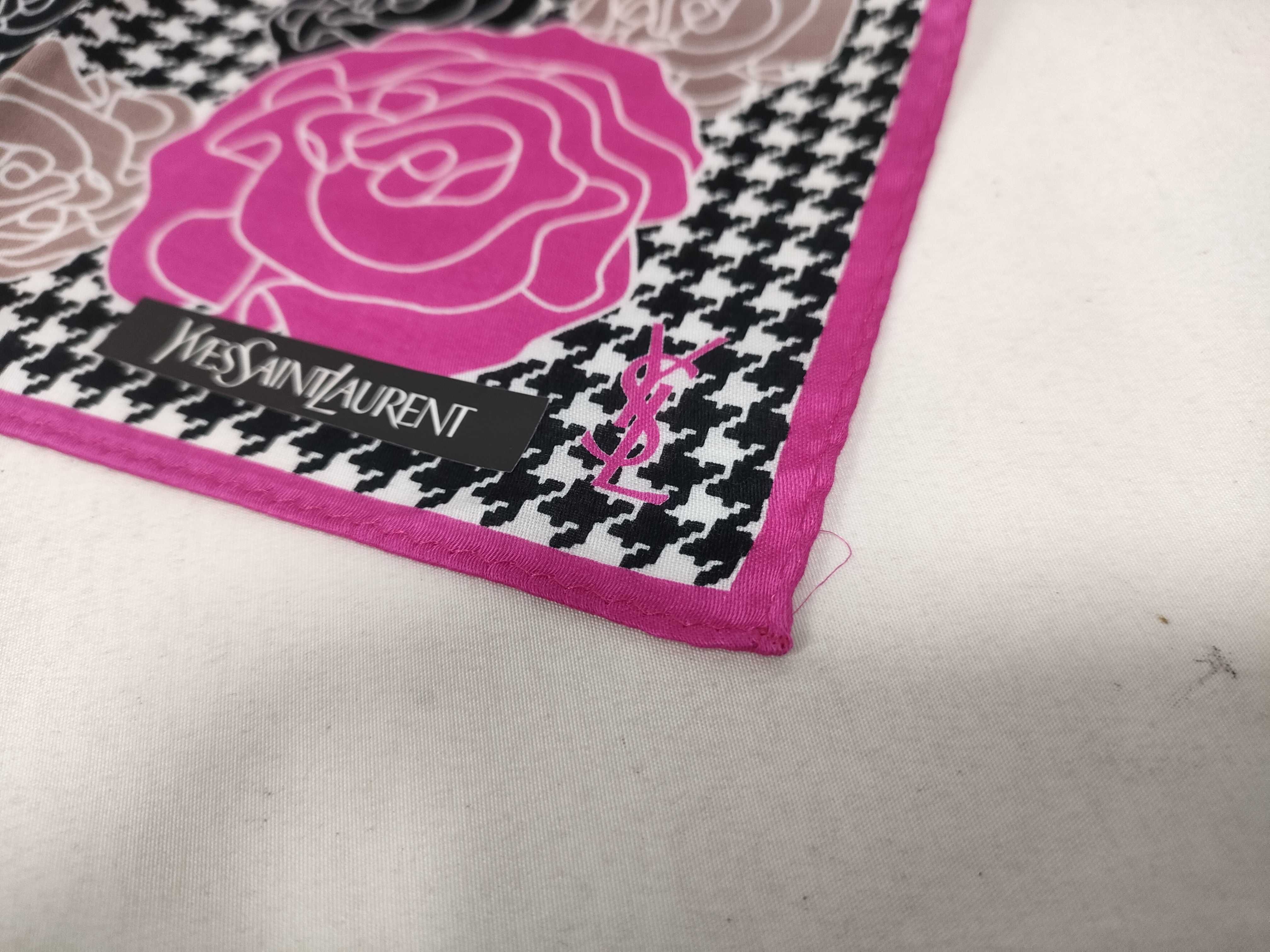 Handkerchief Scarf with Sticker Rose Houndstooth Other Accessories — view 3
