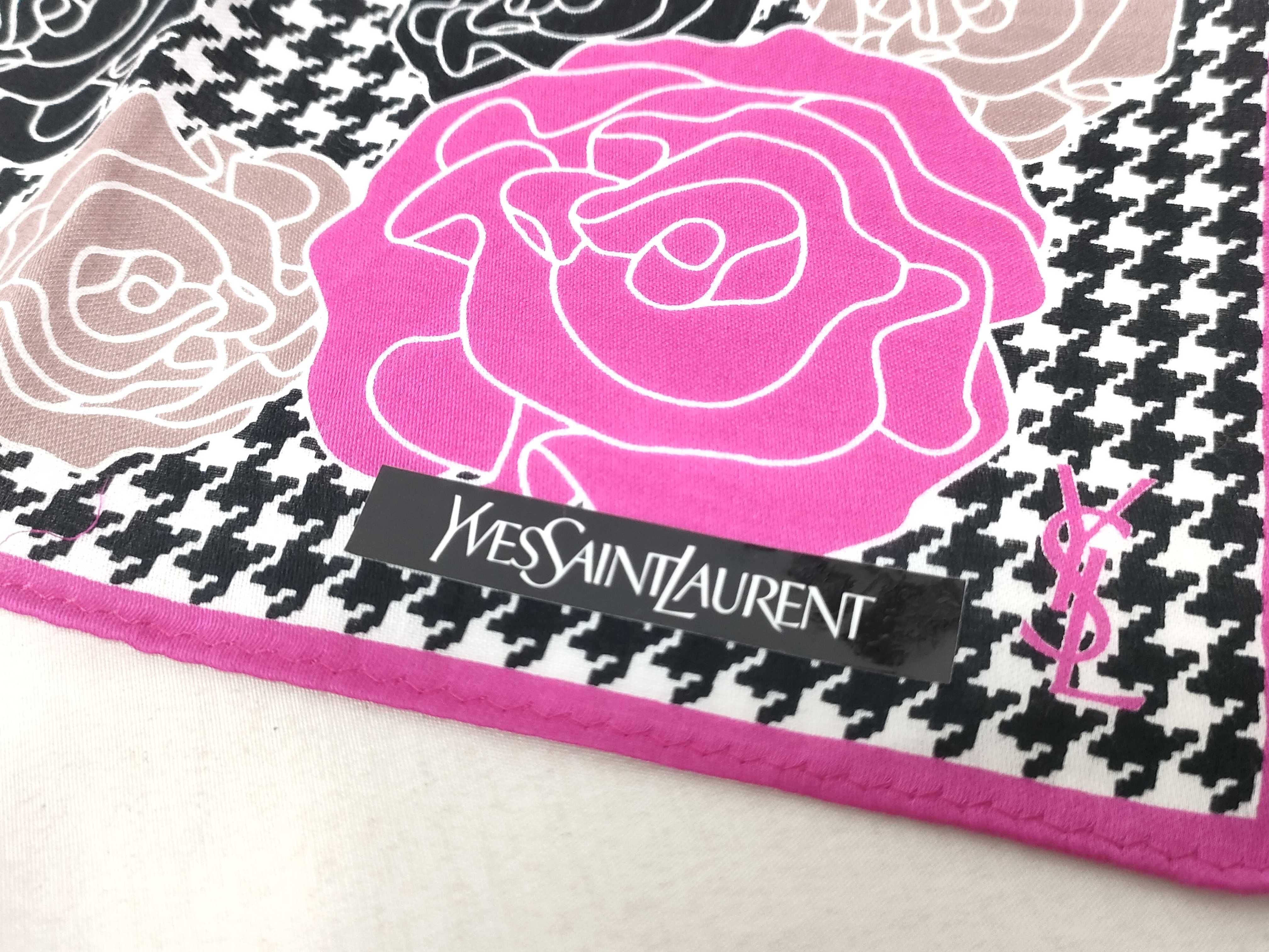 Handkerchief Scarf with Sticker Rose Houndstooth Other Accessories — view 4